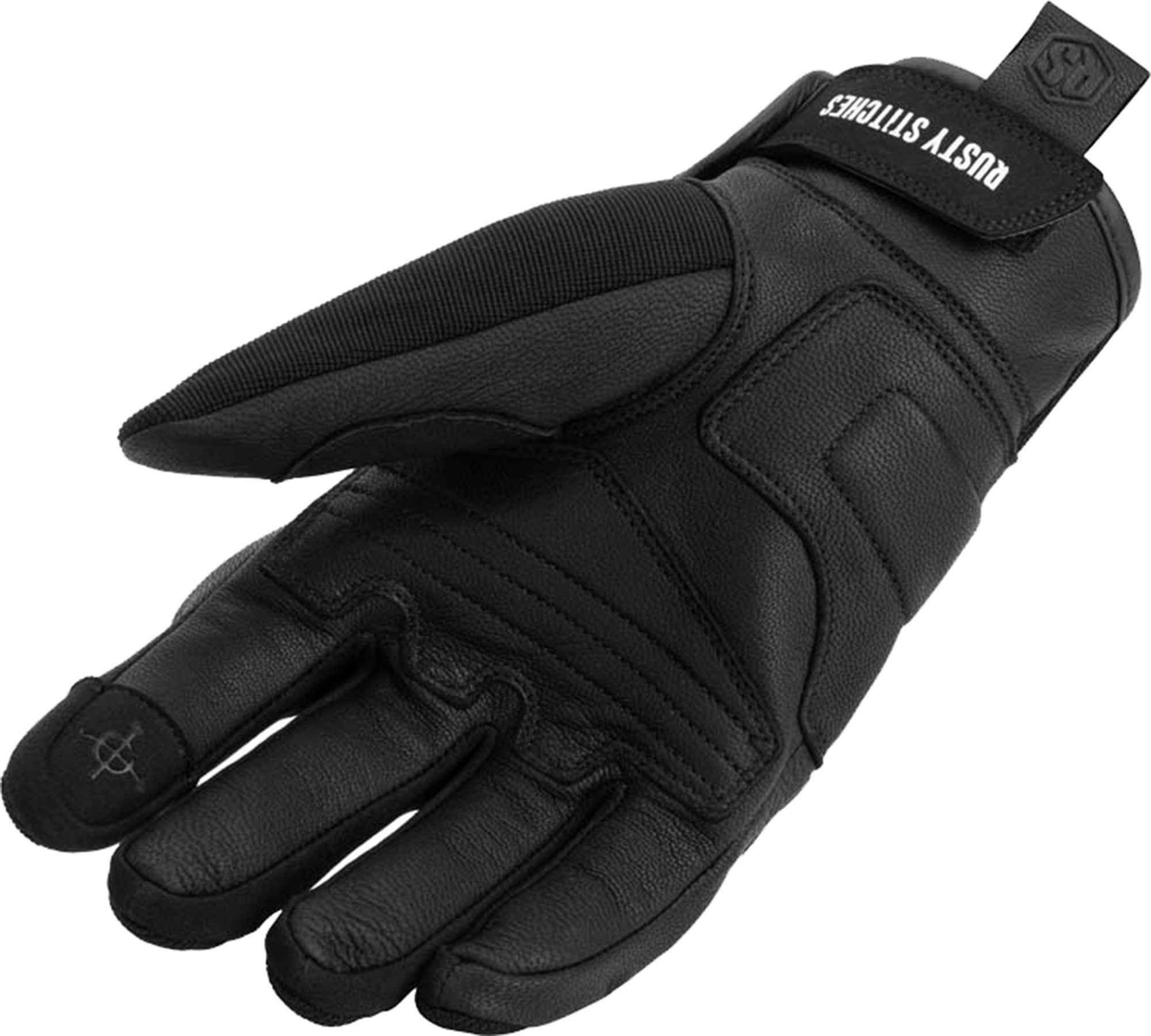 Rusty Stitches Motorradhandschuhe Bonnie V3 Damen Motorrad Handschuhe kurze Stulpe,Touchscreenbedienung möglich