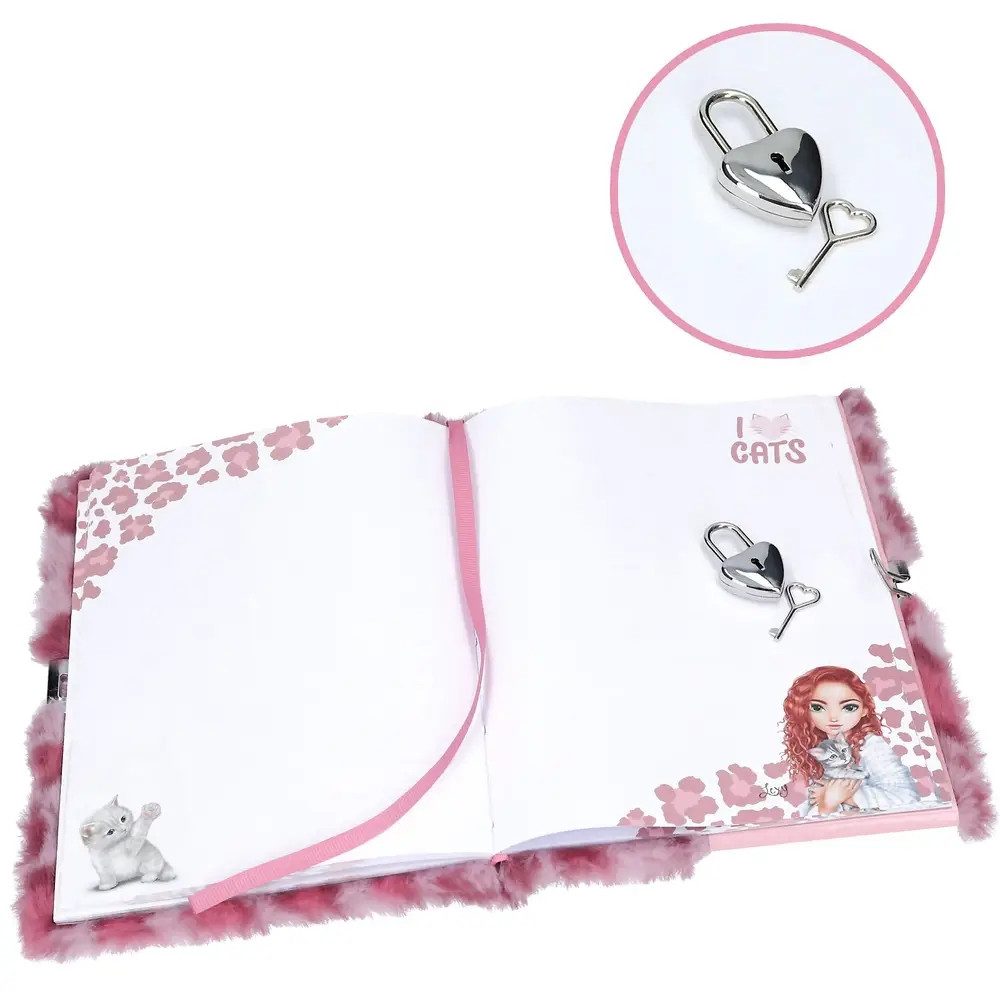 Depesche Poesiealbum TOPModel COSY CAT Tagebuch mit Schloss Rosa