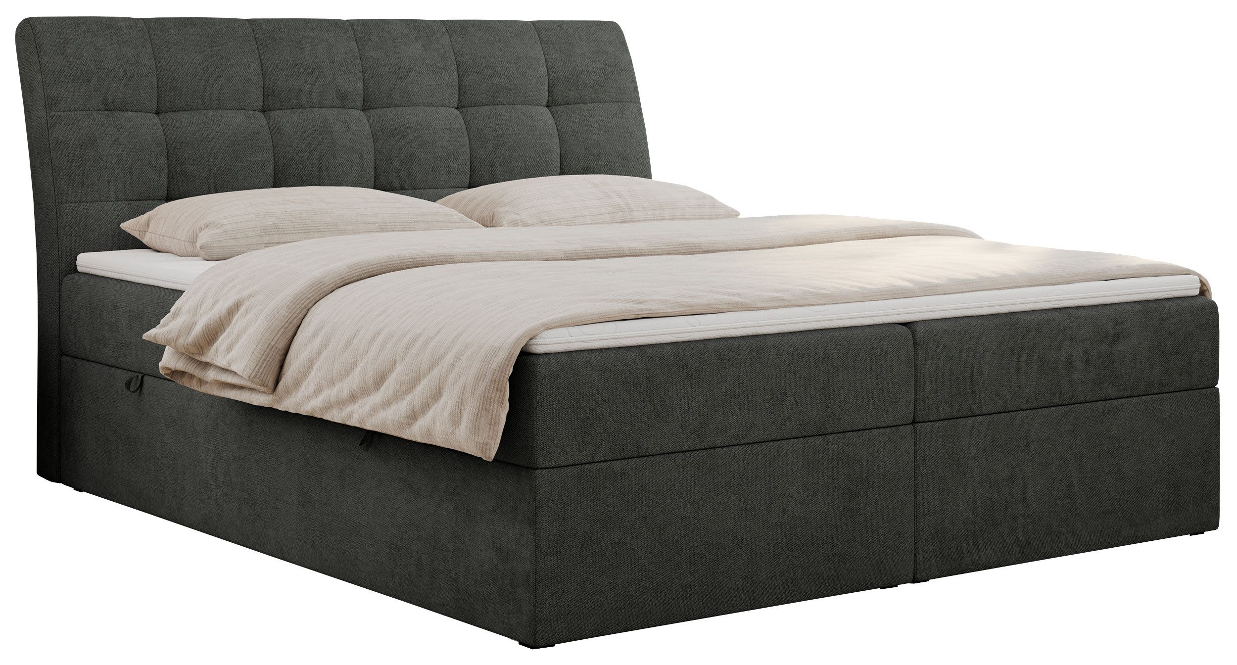 MKS MÖBEL Boxspringbett DIEGOS (Set, Topper günstig online kaufen