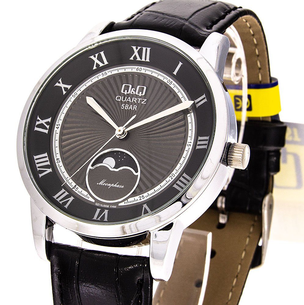 Q&Q Quarzuhr Q&Q by Citizen Herrenuhr Mondphase QZ10J308Y günstig online kaufen