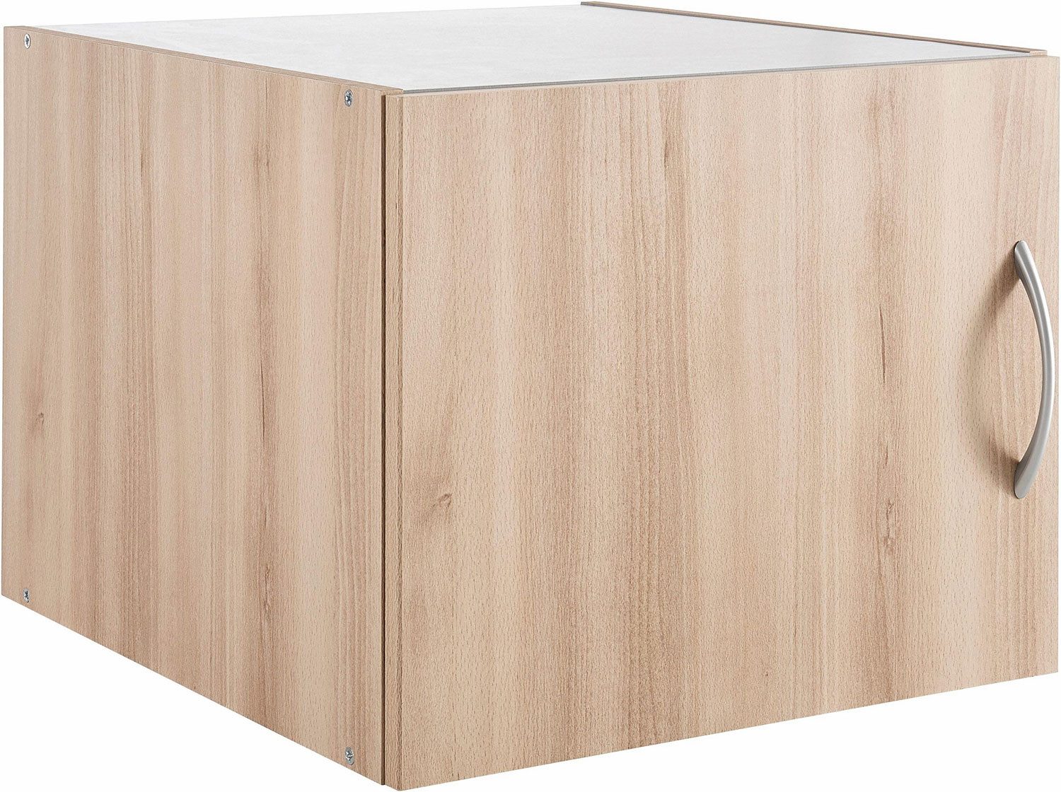 Wimex Schrankaufsatz, (mit Tür, 1-St., moderne Optik, 1-türig), 50cm Eiche Sägerau 1-türig