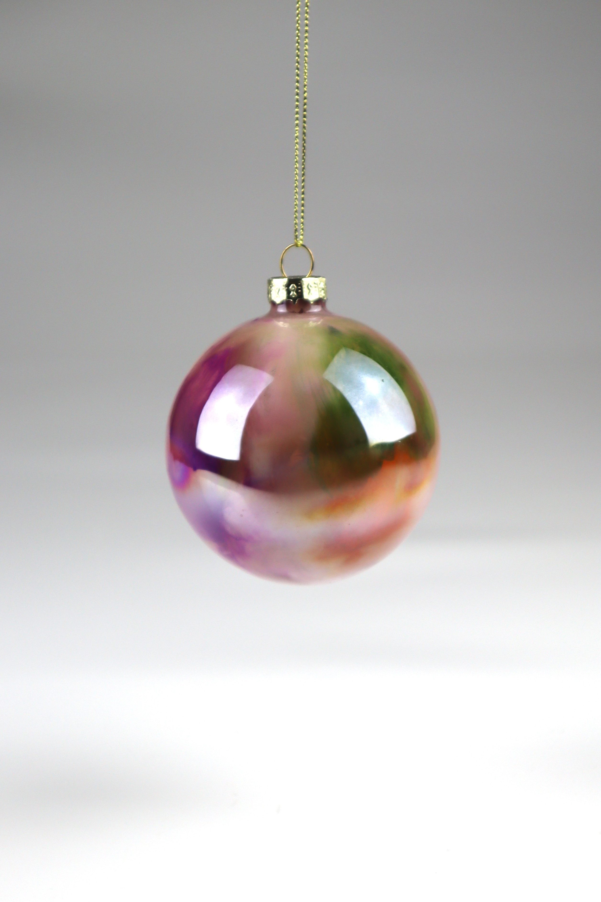 AM Design Weihnachtsbaumkugel aus Glas, Ø: 8 cm, 6er Set