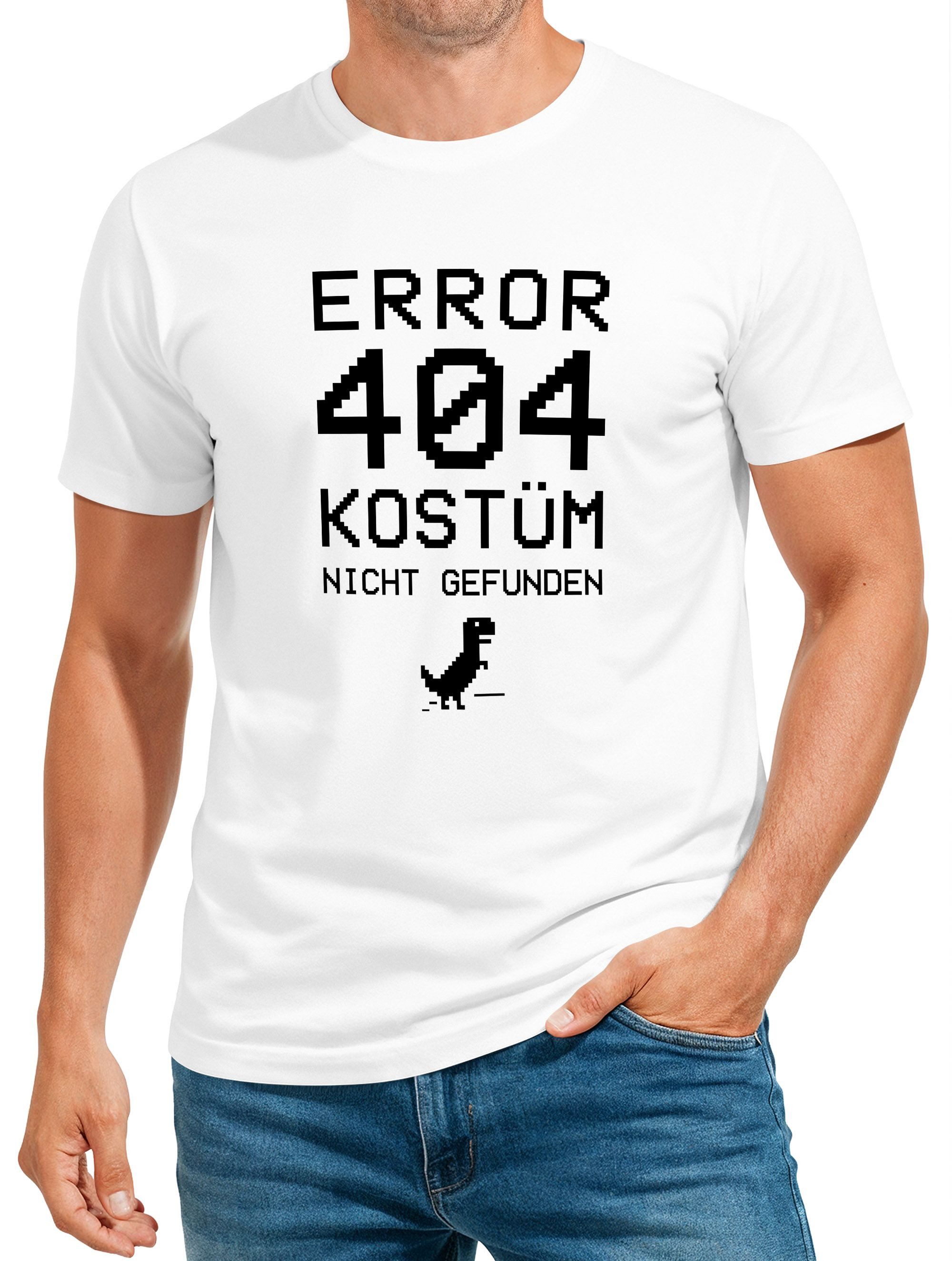 Print-Shirt Herren T-Shirt Fasching Karneval - NEU -Kostüm-Ersatz Verkleidung