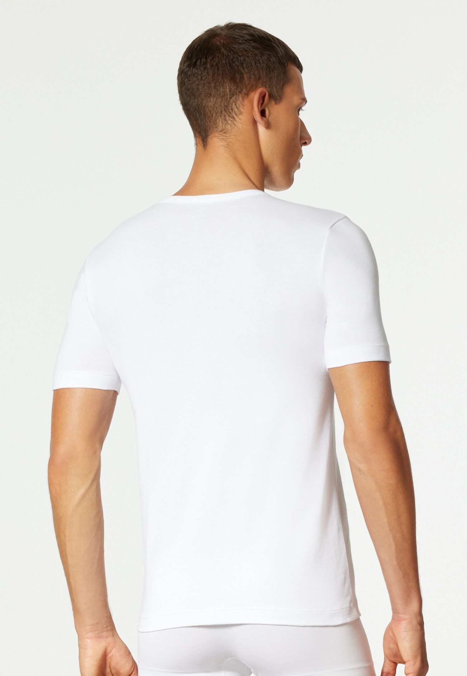 uncover by SCHIESSER V-Shirt Uncover Cotton (2er Pack) V-Neck, Kurzarm, Multipack, Cotton-Mix, elastisch