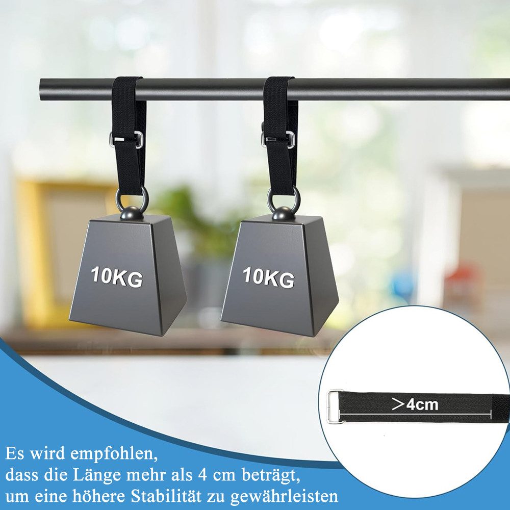AFKSMILE Kabelbinder 10m Klettband mit 50 Metallschnalle, Freie Schnittlänge Klettbänder Wiederverschließbar Klett Kabelbinder für Kabel Schläuche Rohre usw – Bild 5 von 5