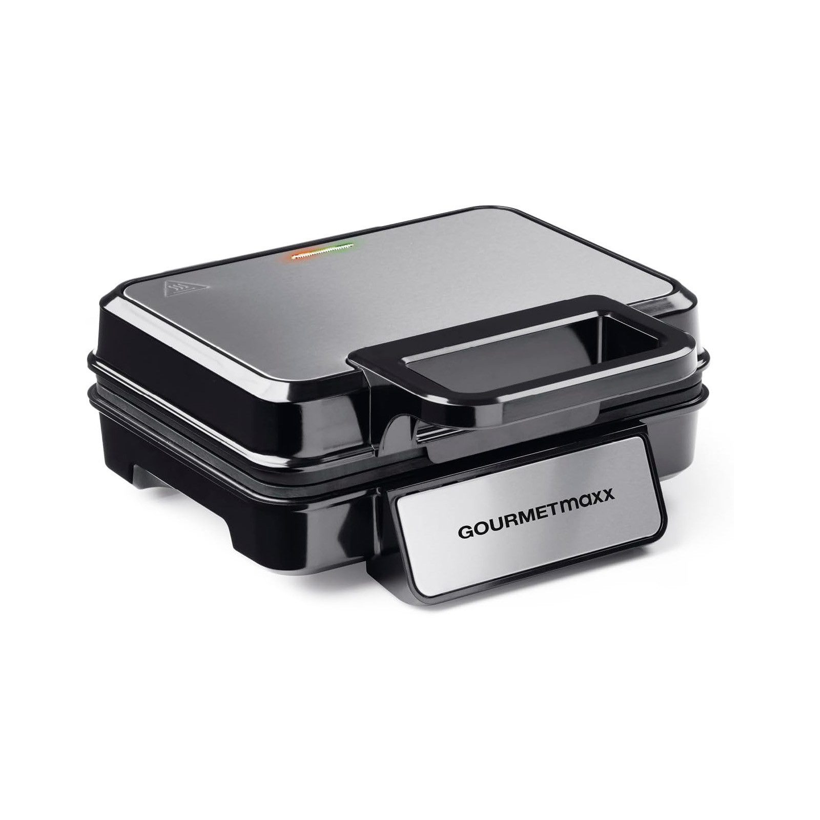 GOURMETmaxx Waffeleisen Waffelautomat Waffelmaker, 1200,00 W, für 2 Belgische Waffeln Antihaft Cool-Touch Griff