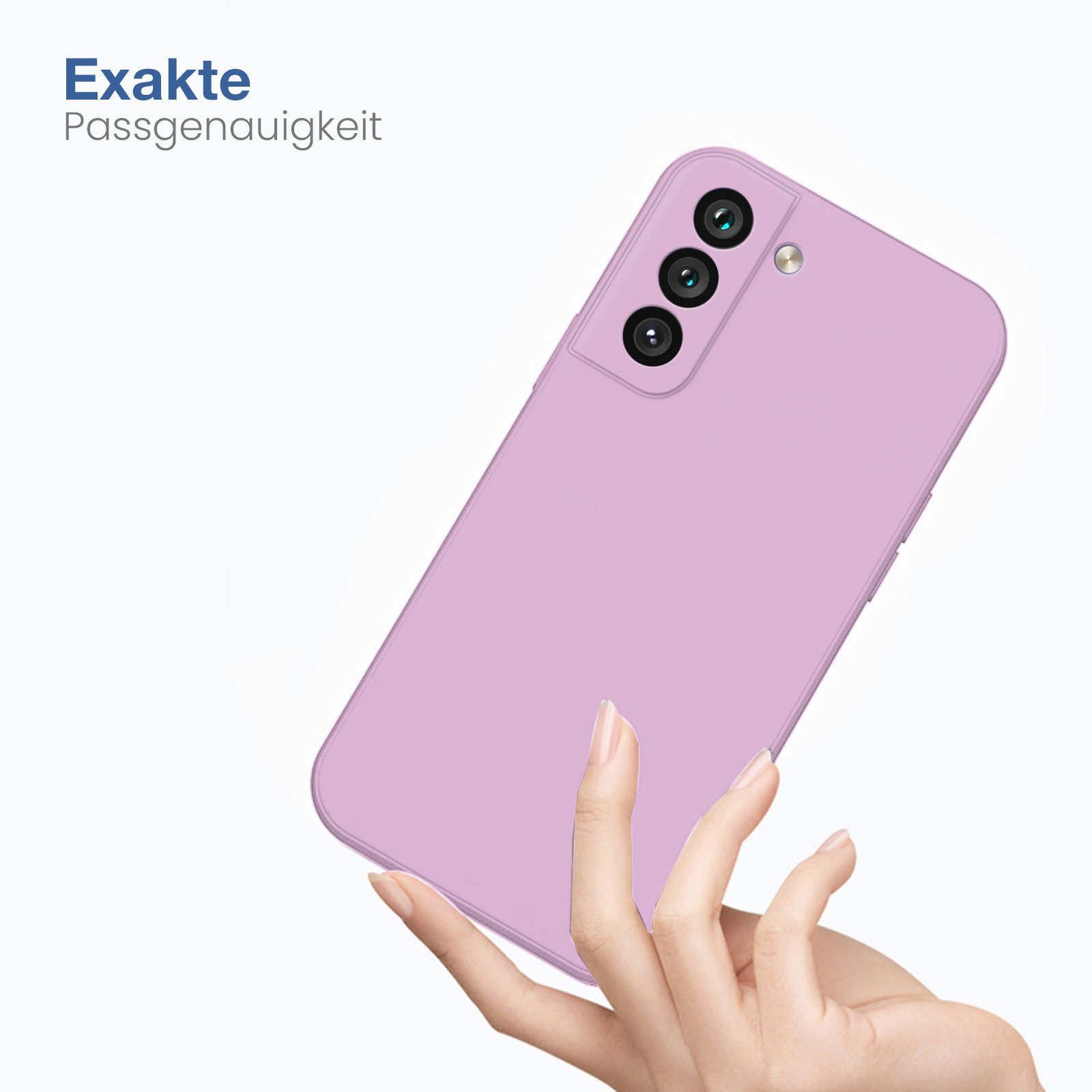 Tec-Expert Handyhülle SoftGrip Cover Hülle für Samsung Galaxy S22, Handy Case Bumper integrierter Kameraschutz flexibel – Bild 5 von 5