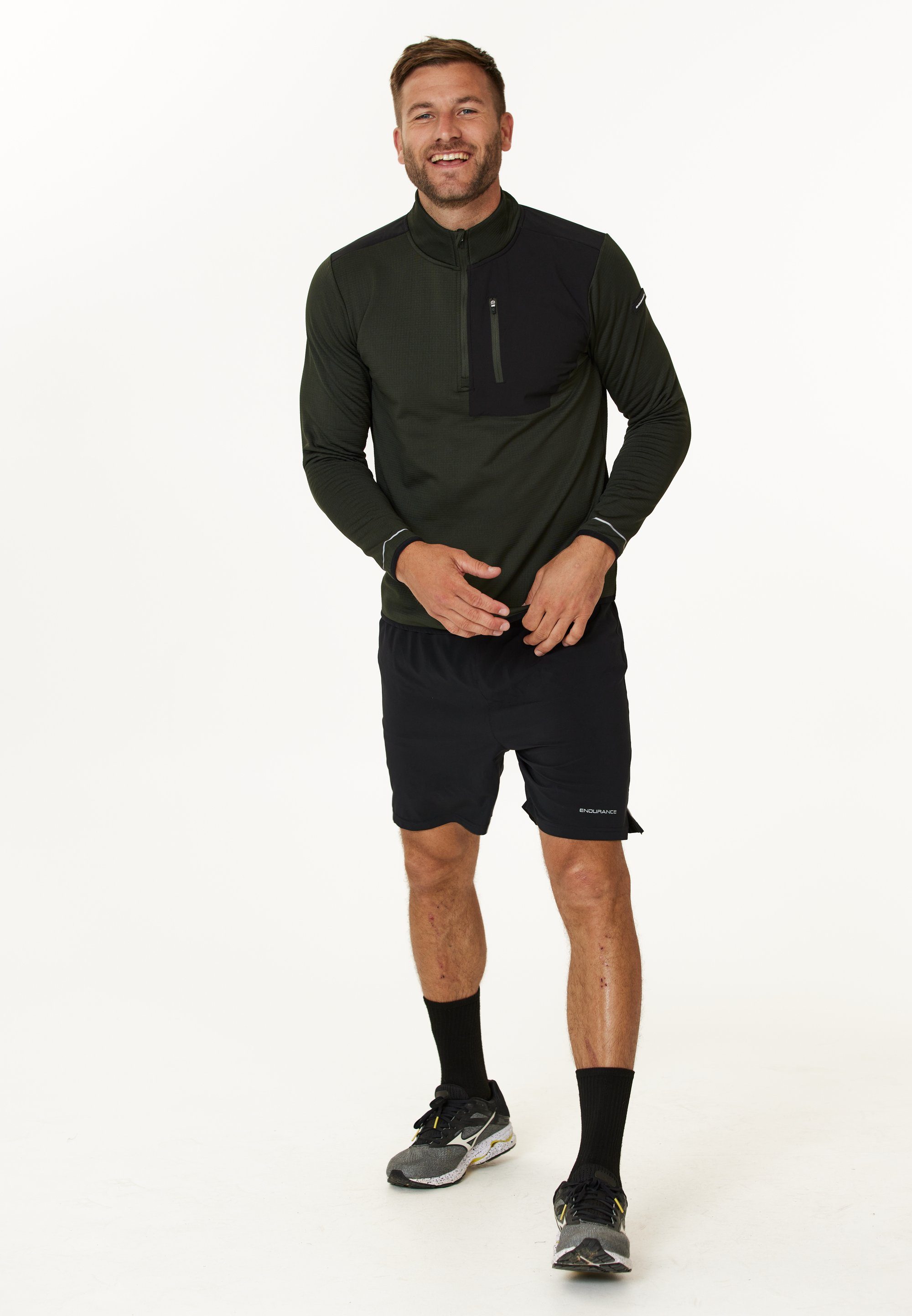 ENDURANCE Langarmshirt LEOMING M Midlayer (1-tlg) mit reflektierenden  Details, Funktionsshirt für Herren von ENDURANCE aus Dänemark | Funktionsshirts