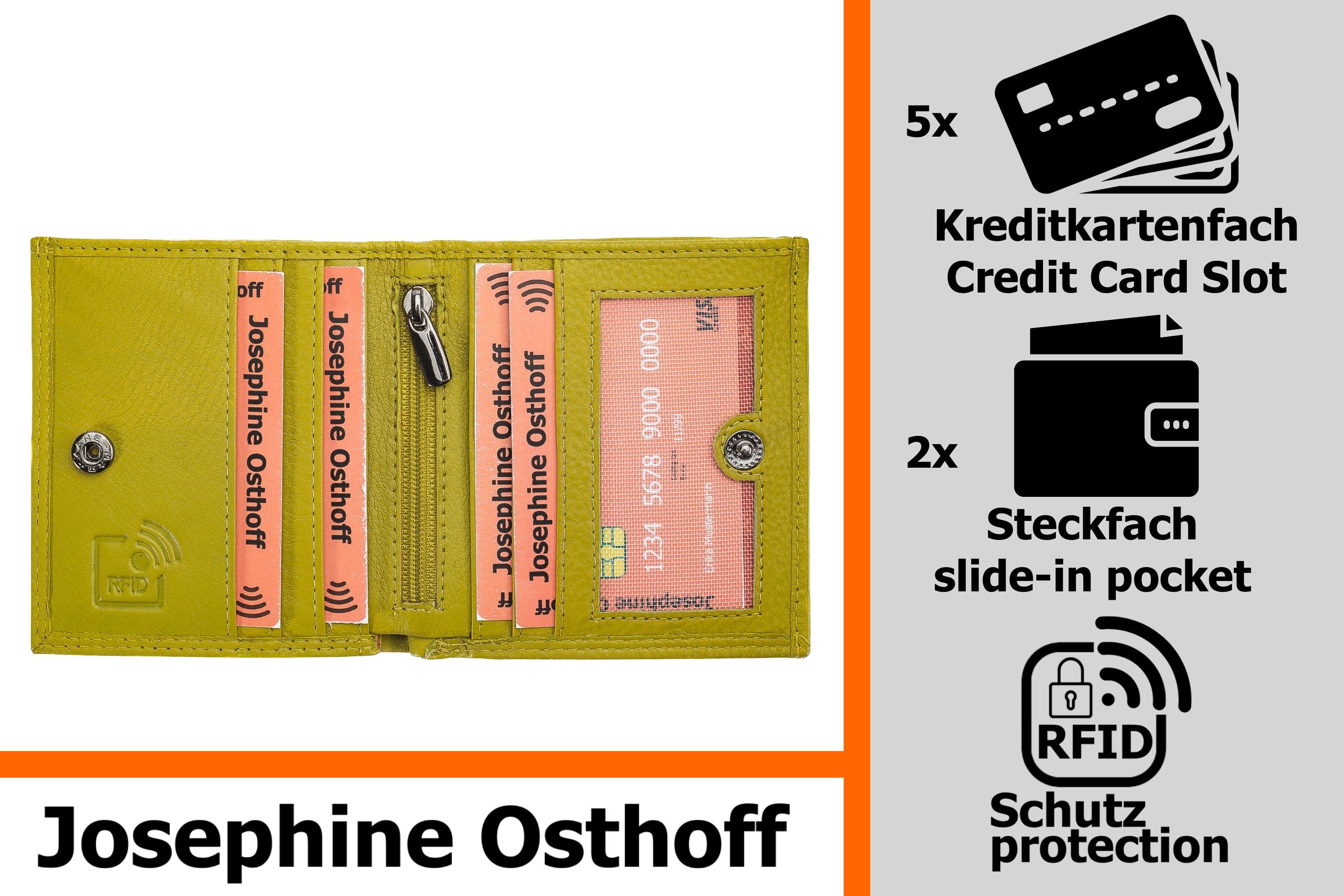 Josephine Schachtel Geldbörse limone Geldbörse Wiener Osthoff