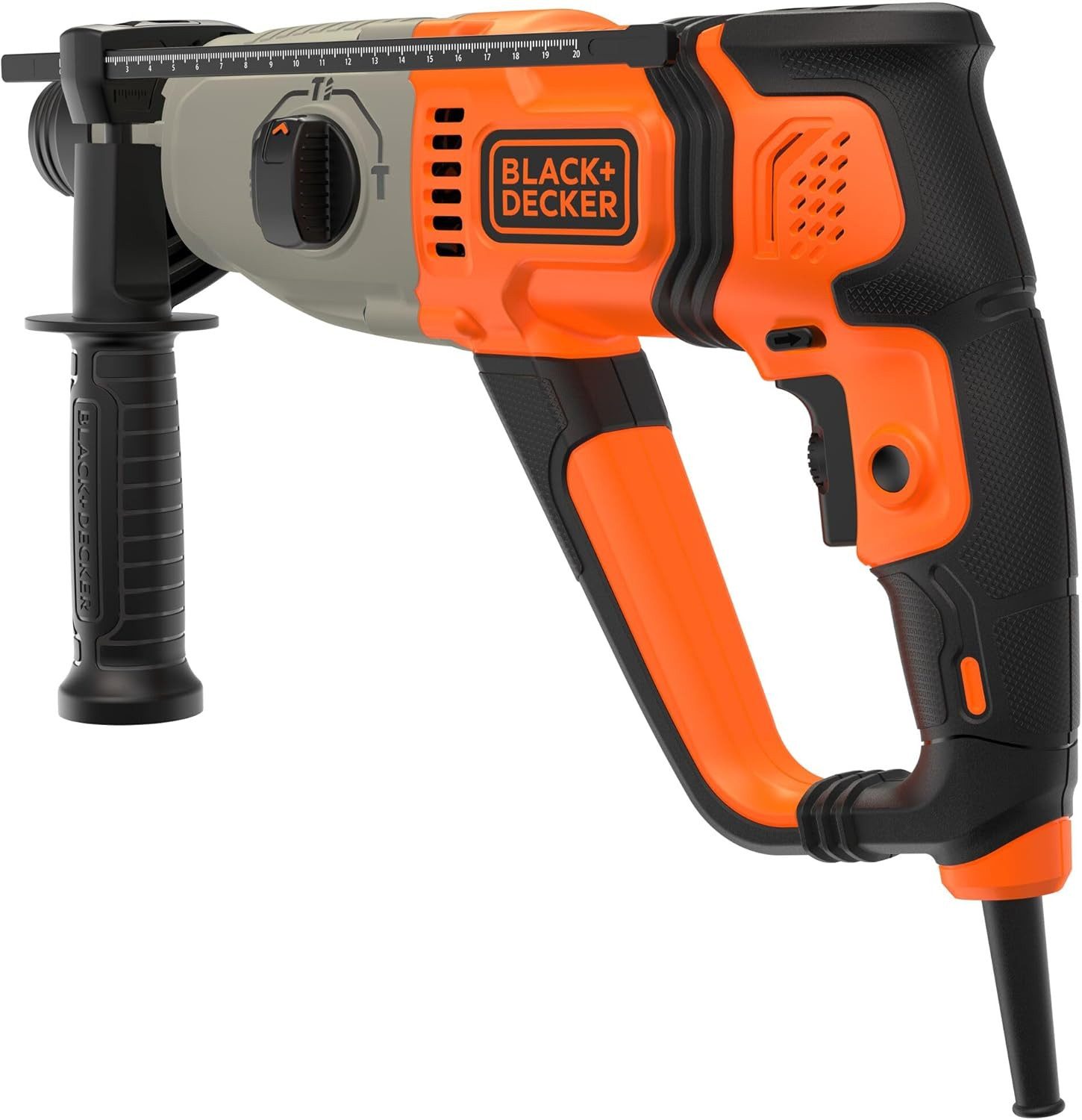 Black + Decker Kombihammer Kombihammer, 800W SDS-Plus, Zubehör, (1-tlg)