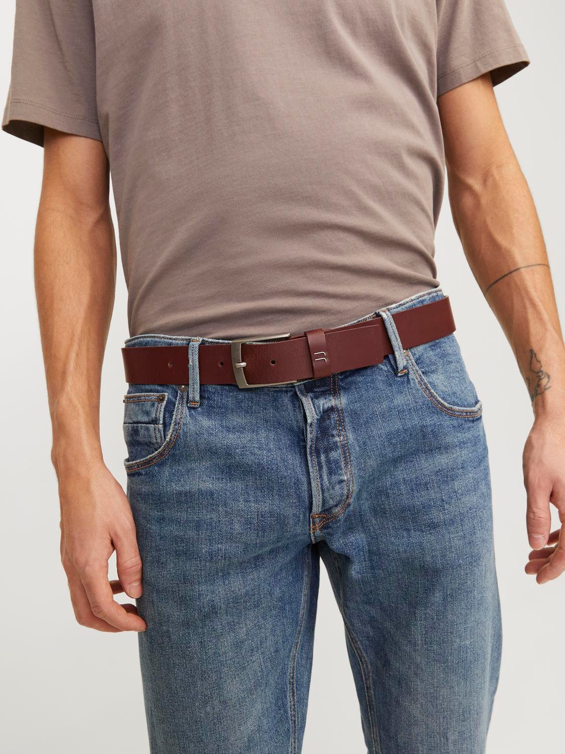 Jack & Jones Ledergürtel JACDALLAS BELT NOOS günstig online kaufen