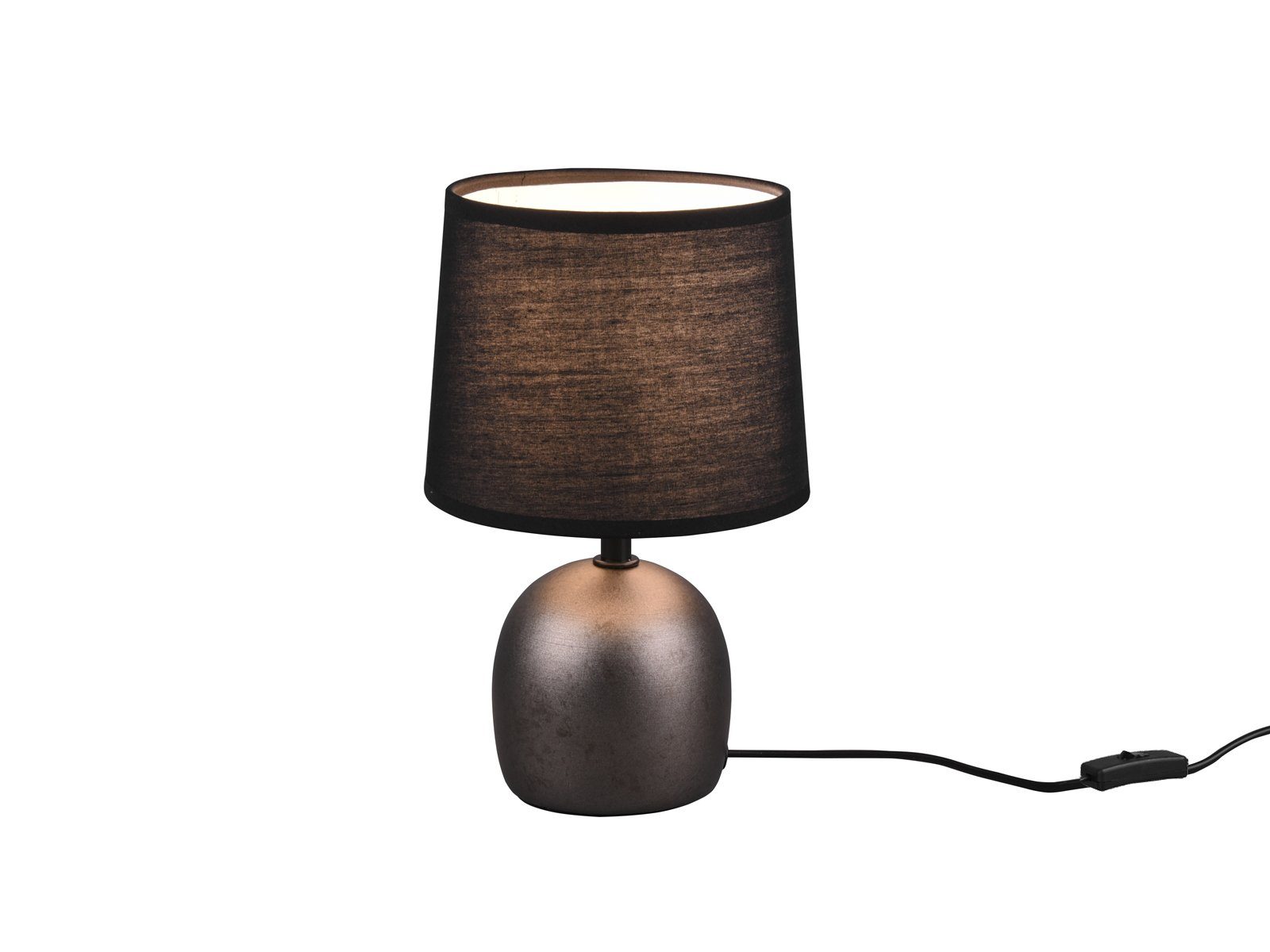 Reality Leuchten LED Nachttischlampe, LED wechselbar, Warmweiß, kleine skan günstig online kaufen