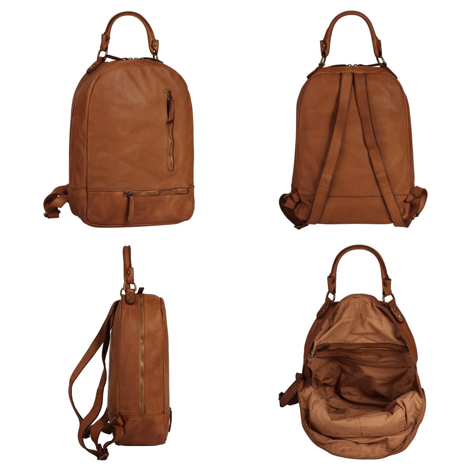 Samantha Look Cityrucksack, echt Leder, Made günstig online kaufen