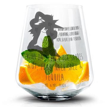 Mr. & Mrs. Panda Cocktailglas Axolotl Tequila, Cocktail Glas, Cocktail Glas mit Sprüchen, Premium Glas, Personalisierbar