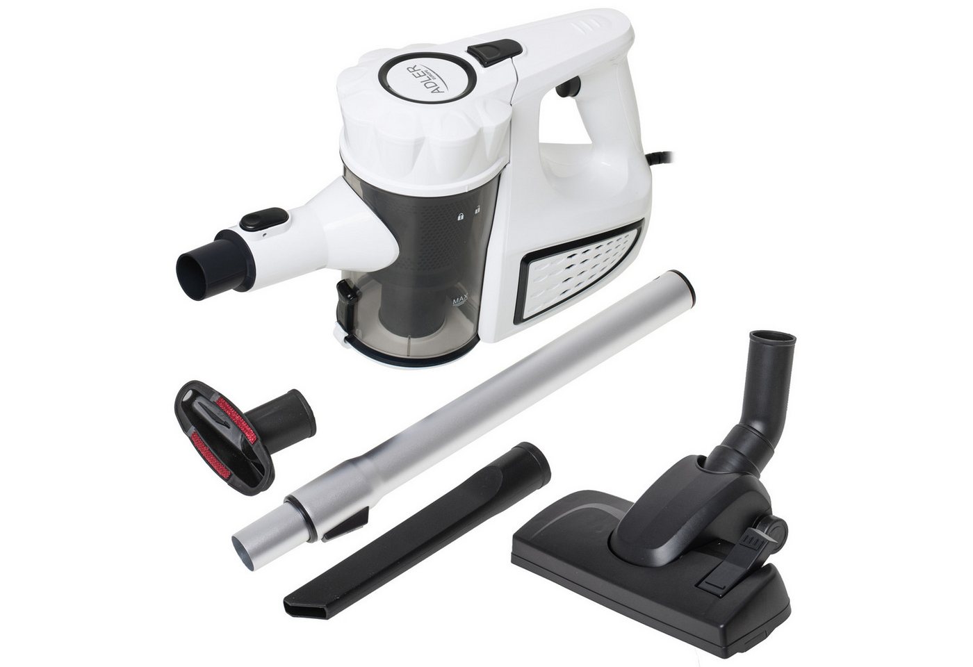 Adler Handstaubsauger Adler AD 7036w Handstaubsauger mit Kabel 1,5L 800W beutellos