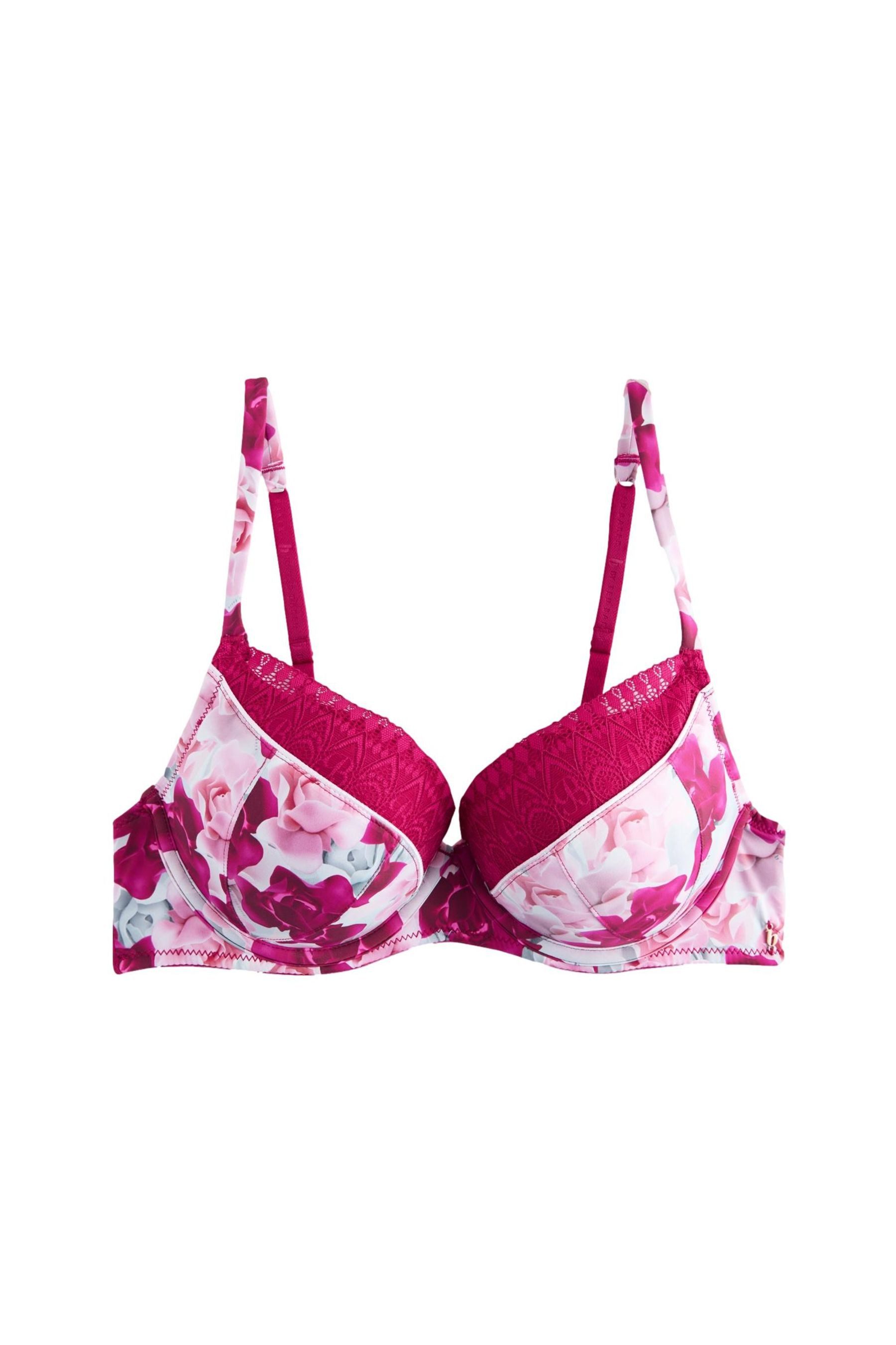 Push-up-BH B by Ted Baker wattierter BH mit floralem Muster