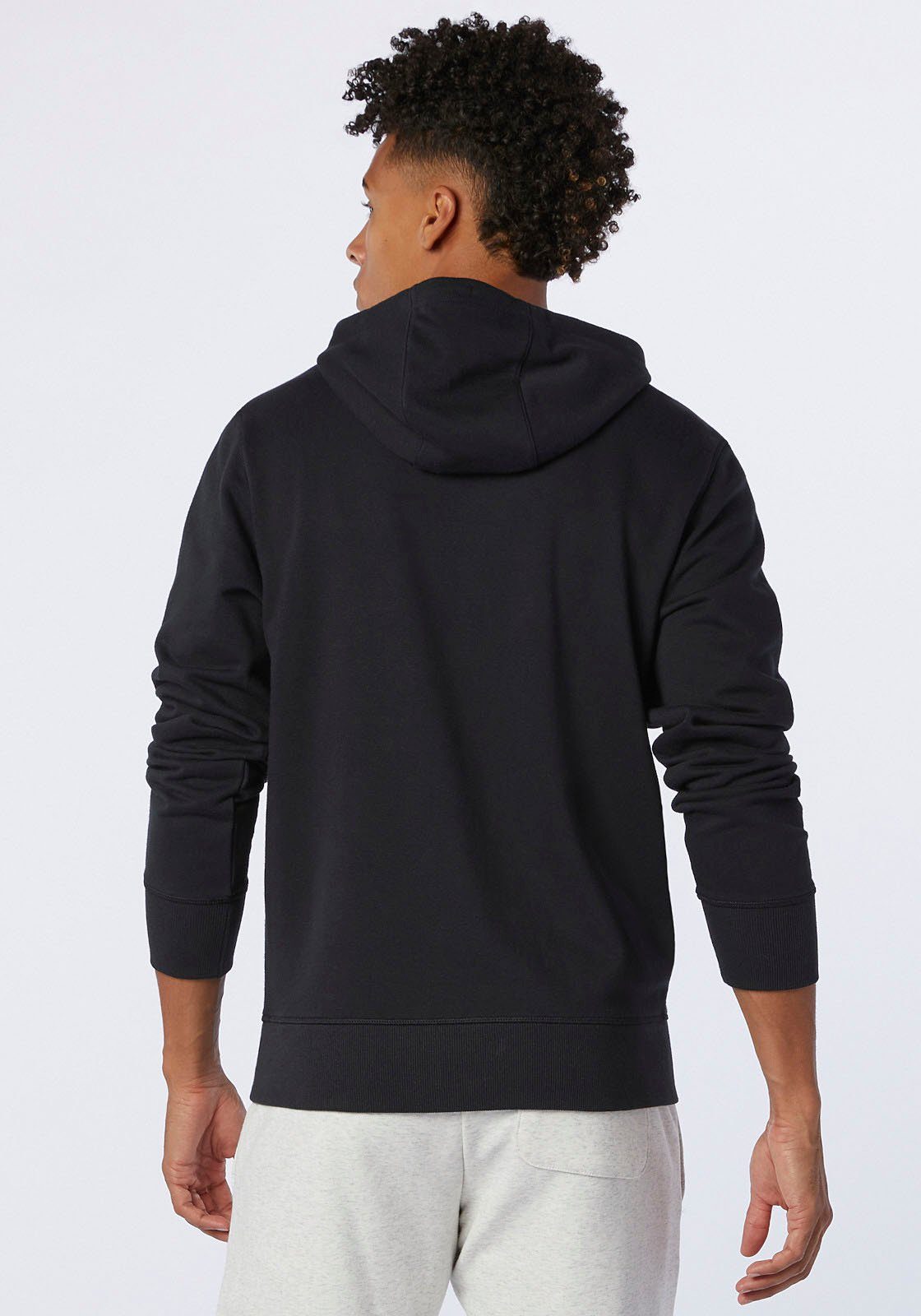 ESSENTIALS Kapuzensweatshirt Balance schwarz FLEECE HOODIE New LOGO NB STACKED