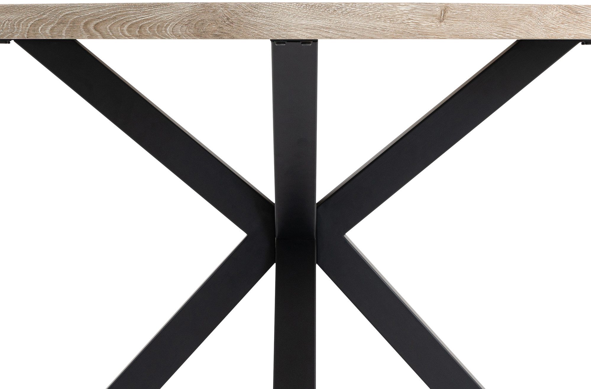 Duo Collection Esstisch Damira Tisch rund, Massives Metallgestell, Belastbarkeit bis 100 kg – Bild 4 von 5