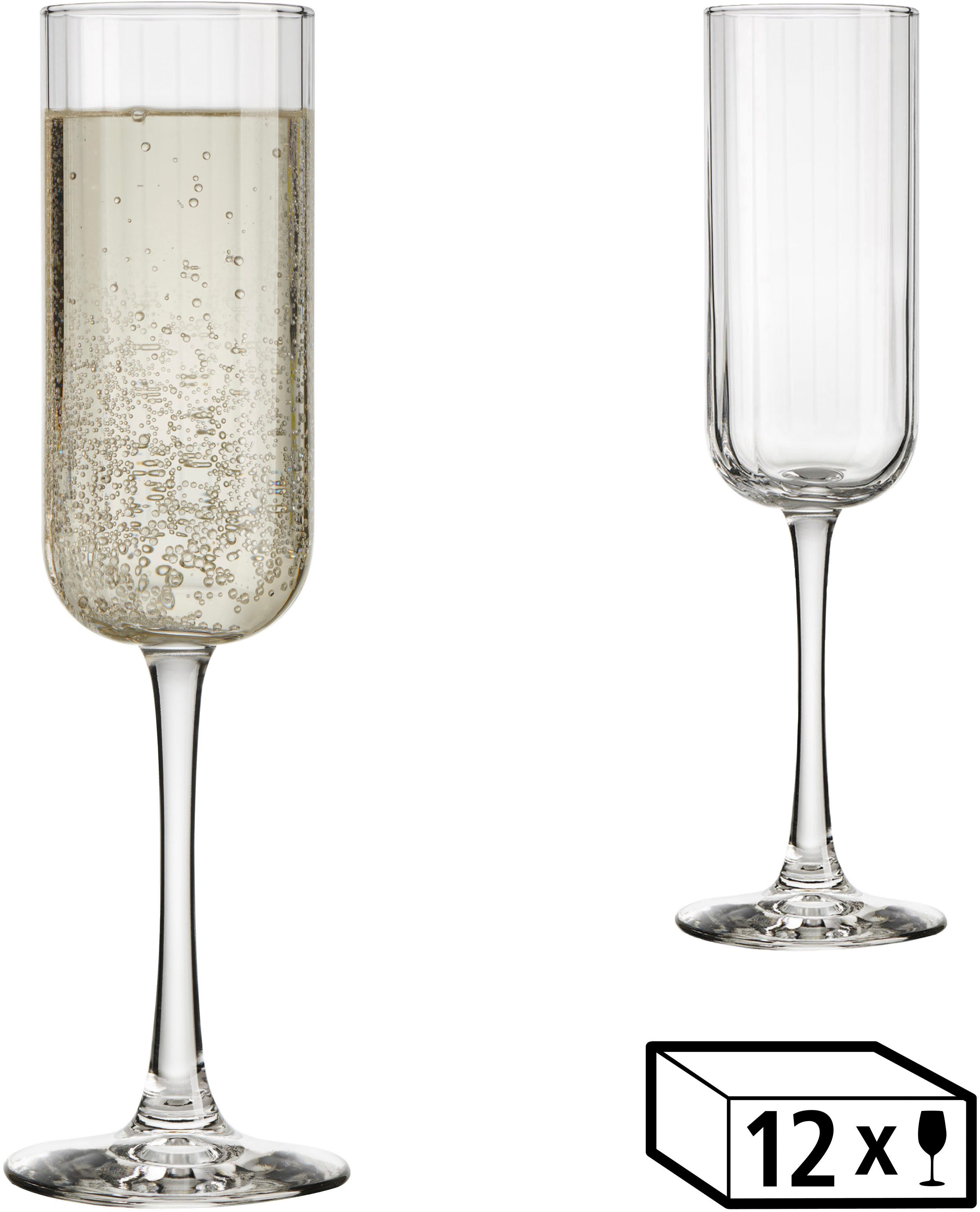Sektglas Libbey 12er Set -LINEAR-