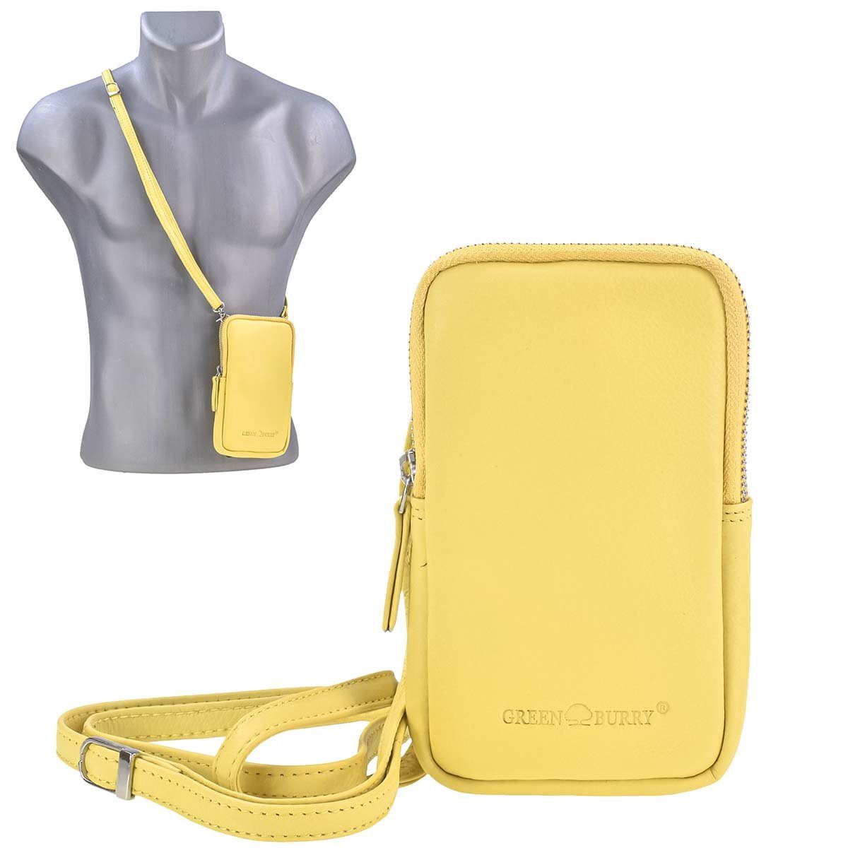 Greenburry Umhängetasche Nappa, Handytasche, Handy Umhänger, günstig online kaufen