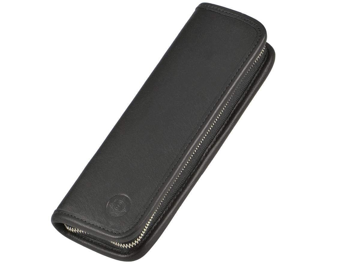 Sonnenleder Schreibgeräteetui Kluge, Stiftetui, Federtasche, süddeutsches Rindleder