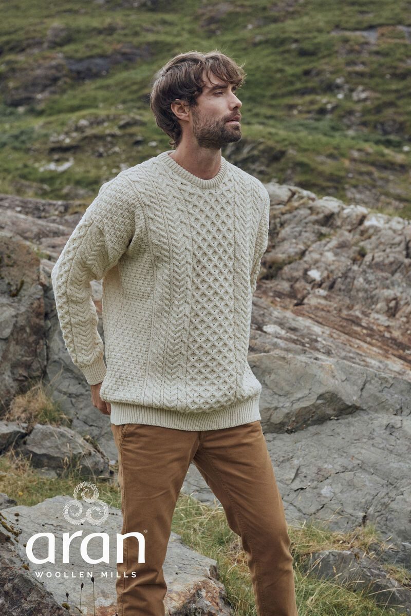 Strickpullover handgestrickt aus Irland