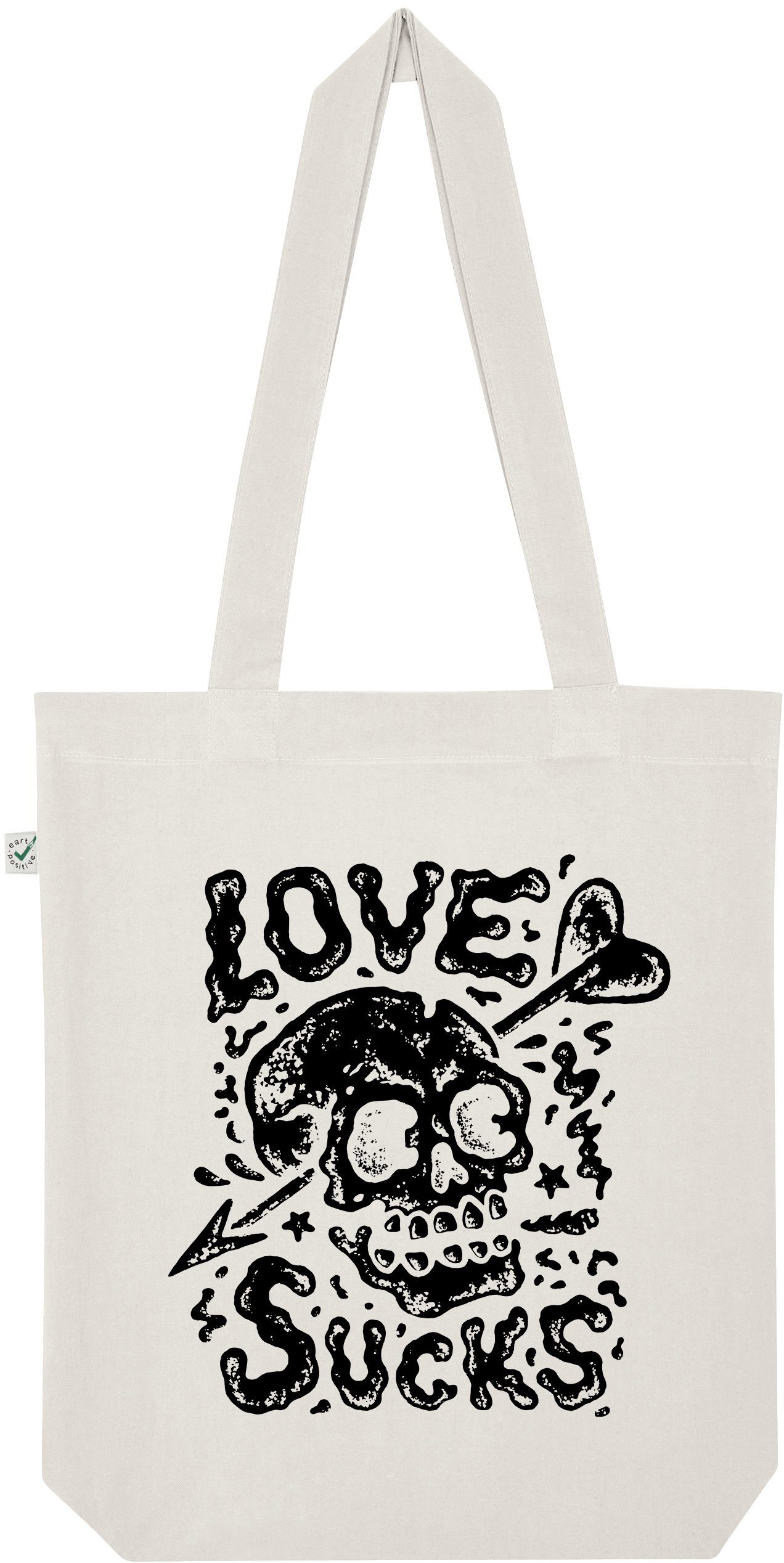 Tragetasche Love Sucks Jutebeutel Tasche Lange Henkel