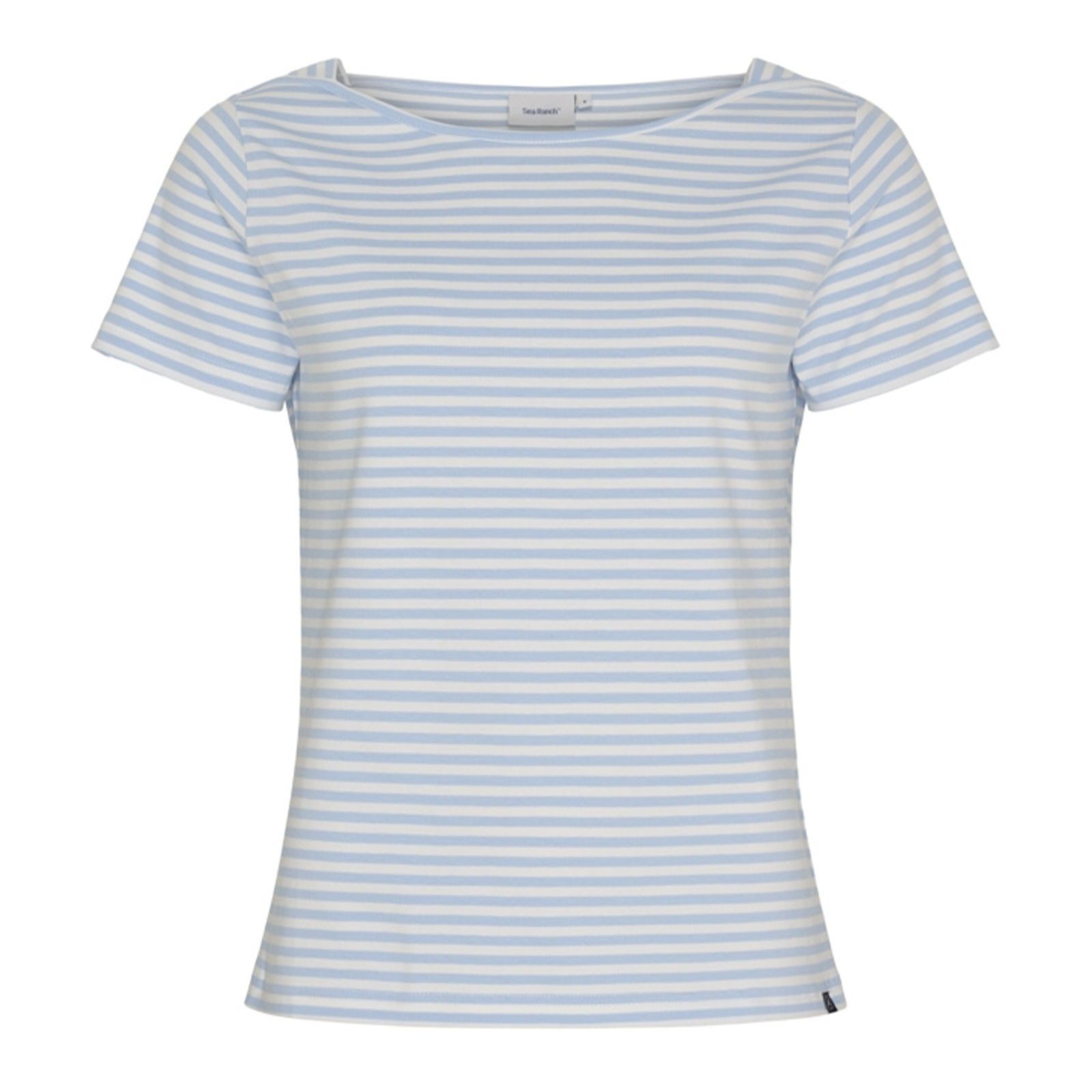 Sea Ranch T-Shirt Teresa Damen Kurzarm-Shirt Teresa mit Streifen und U-Boot-Ausschnitt
