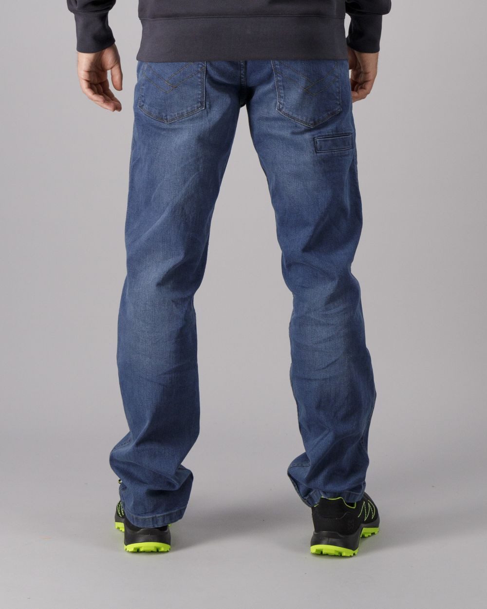 Würth MODYF Workerjeans Stretch X für Herren in sportlicher Denim-Optik Bequeme, elastische Jeans für Profis – Bild 5 von 5