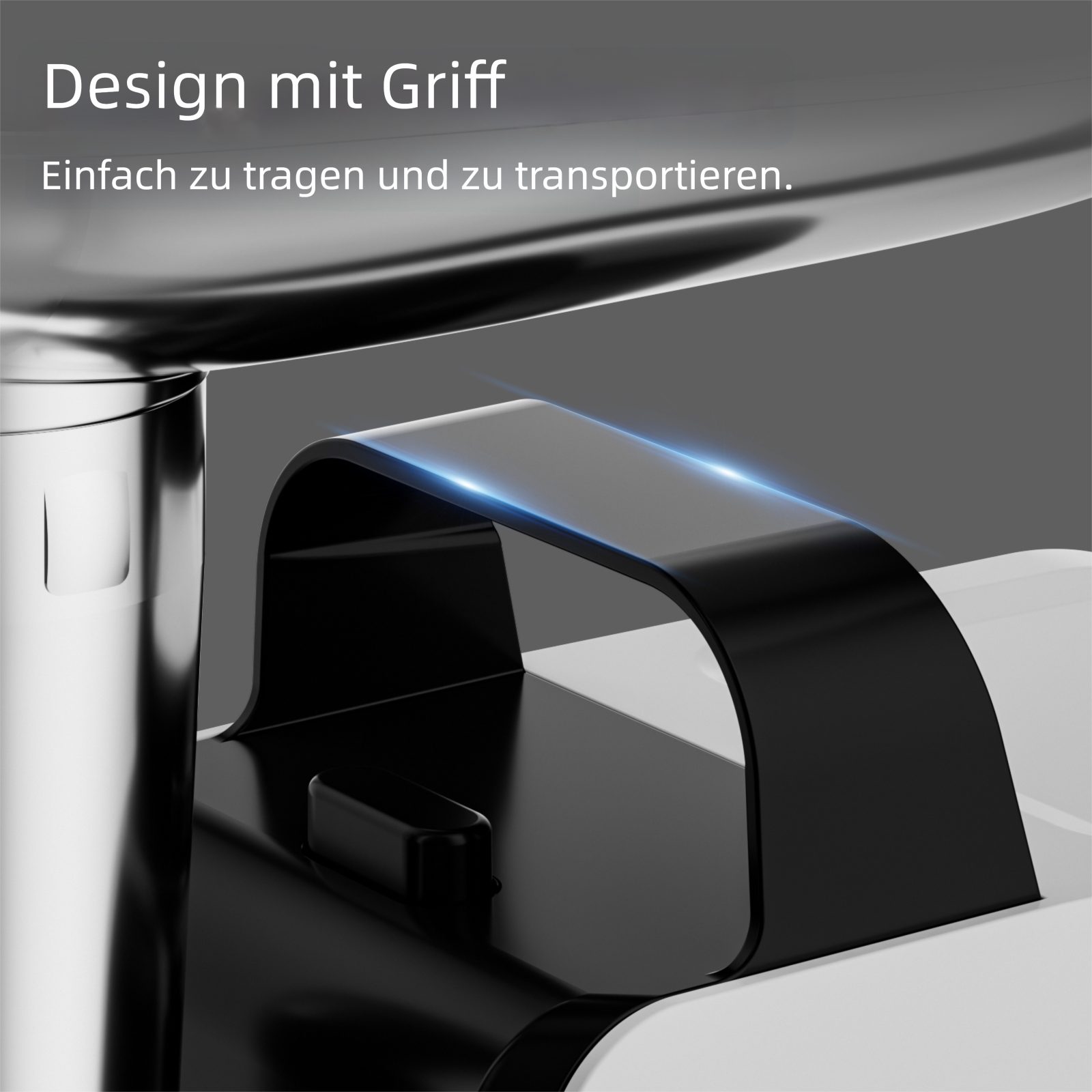 Ollygrin Fleischwolf Elektrischer Fleischwolf, hochleistungs-Wurstfüller, 350 W, max. 2300 W, mit Griff