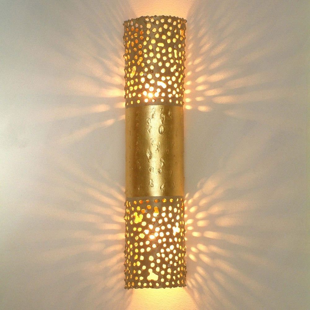 Holländer Wandleuchte 2-flammig Amazone Eisen Gold Gold