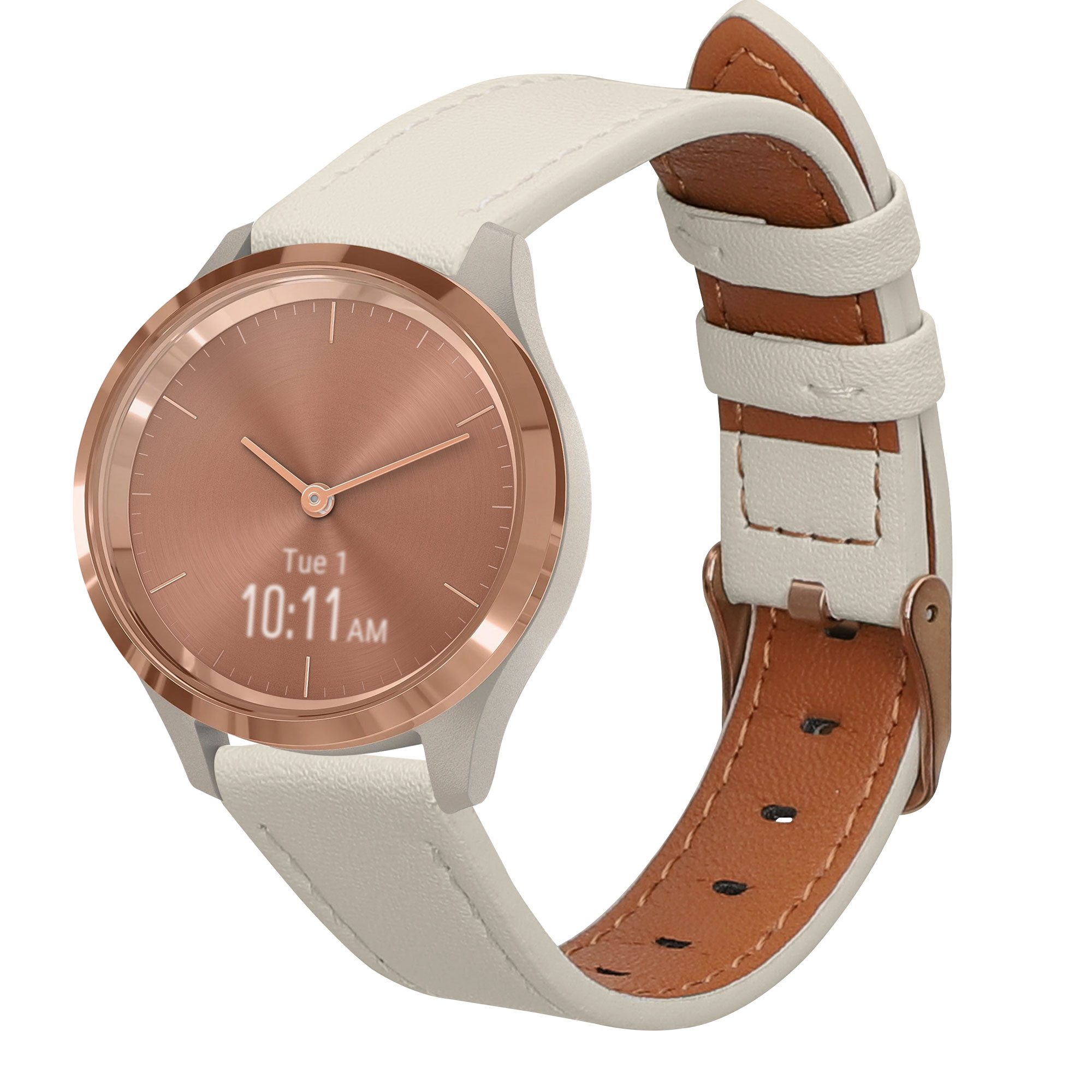 kwmobile kwmobile Echtleder Uhrenarmband für Garmin vivomove 3S / vivoactive 4S Smartwatch, 1-tlg.