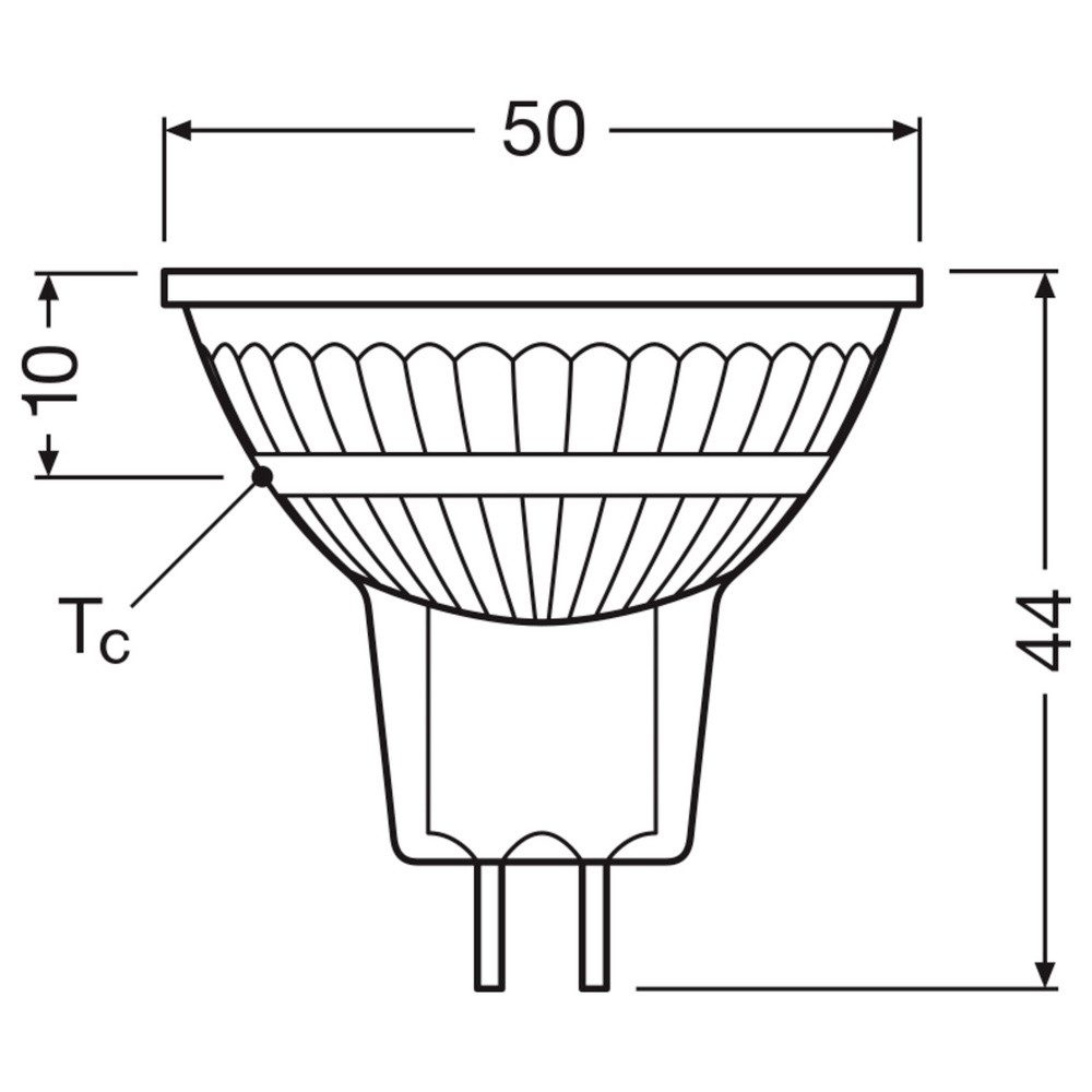 Osram LED-Leuchtmittel OSRAM 4058075626485 LED-Reflektorlampe EEK F (A - G) GU5.3 Reflektor 4