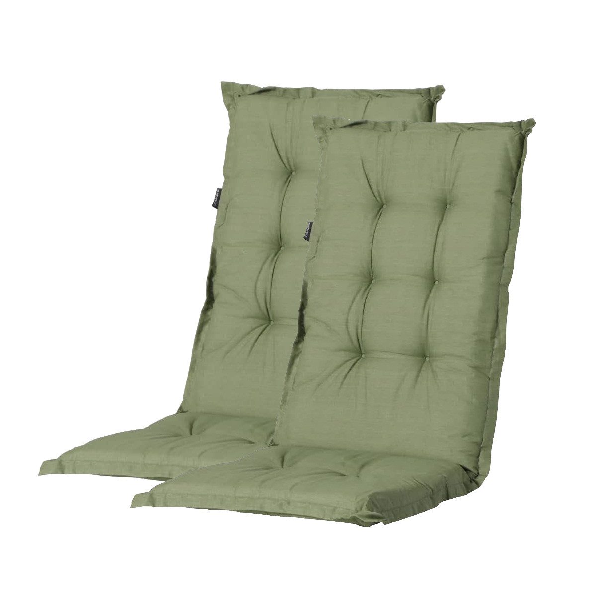 Madison Polsterauflage Hochlehner Verona Grün 5cm, 2-teilig