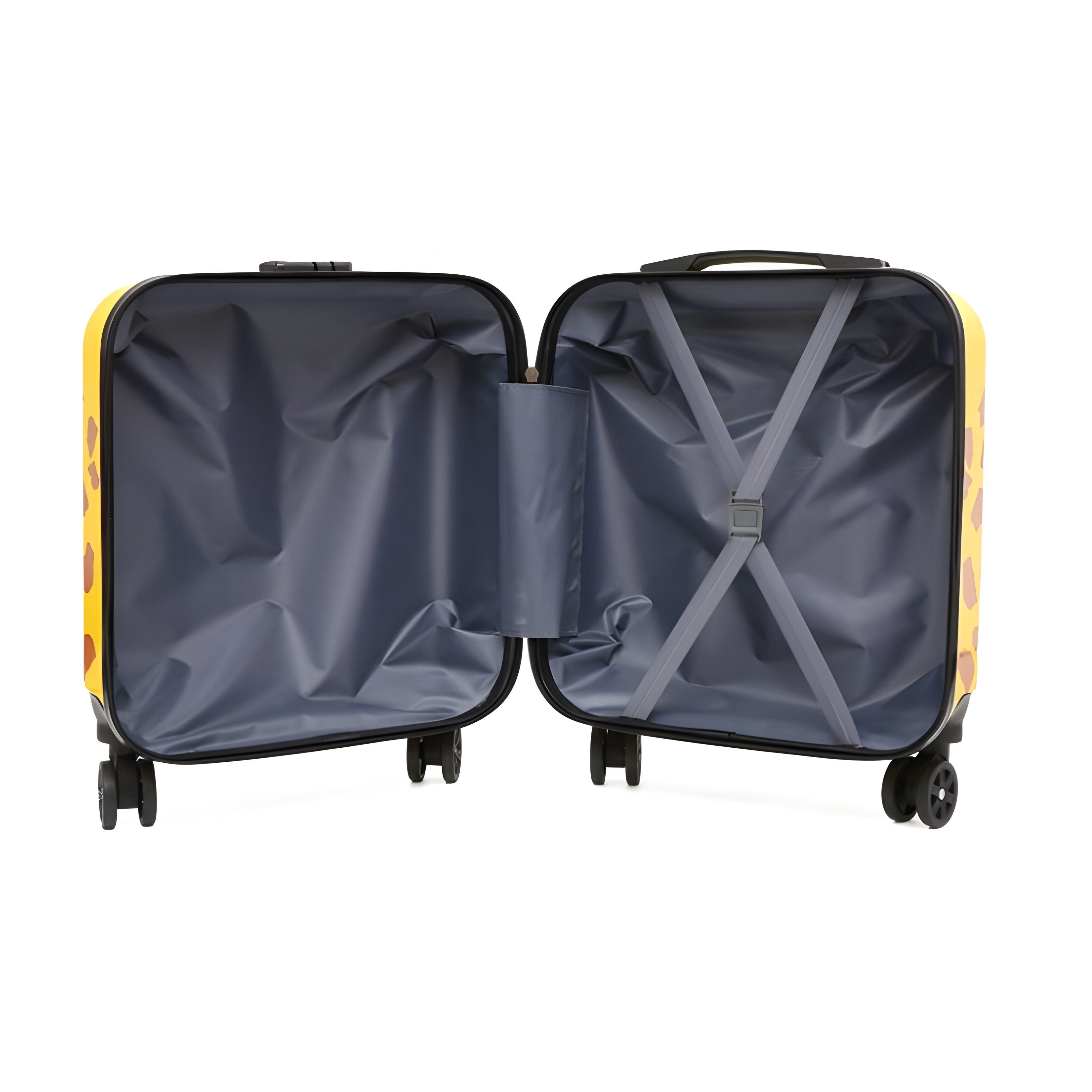 WS-Trend Kinderkoffer Katze 3D Kinder Trolley Kinderkoffer ABS Kindertrolley 45x35x25 cm, 4 Rollen