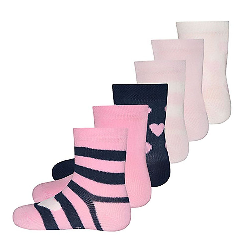 Ewers Socken Socken (6-Paar) Herzen/Ringel
