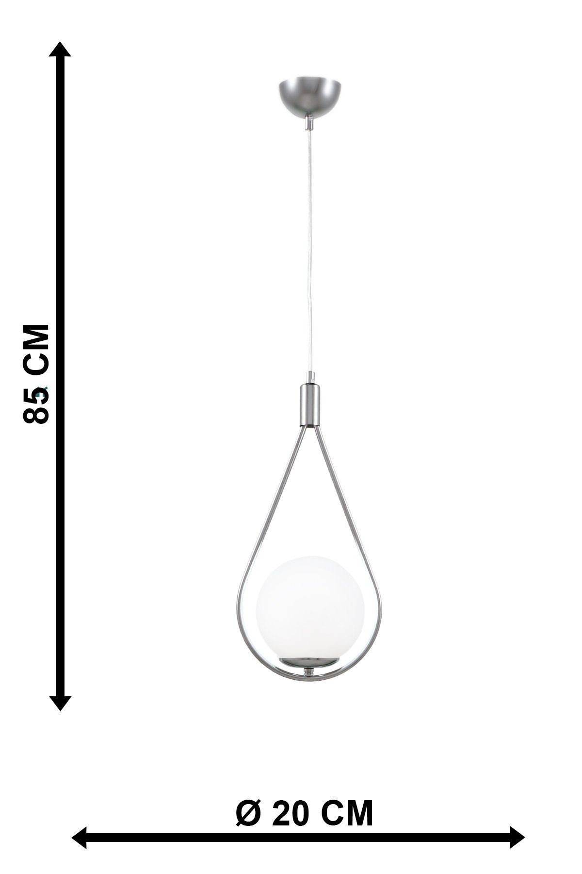 Hängelampe Leuchtmittel, Damla, squidlighting ohne Pendelleuchte