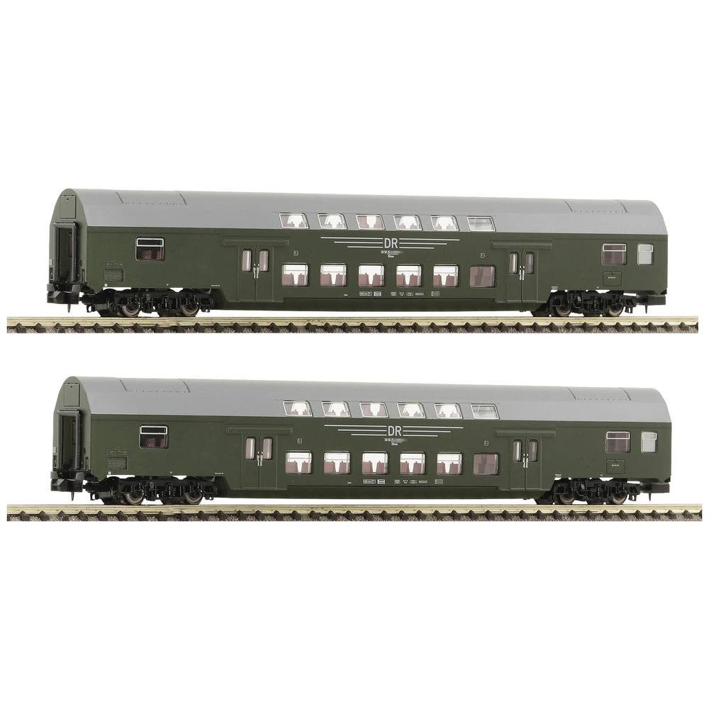 Fleischmann Personenwagen N 2er-Set 2: Doppelstockwagen, DR 6260042
