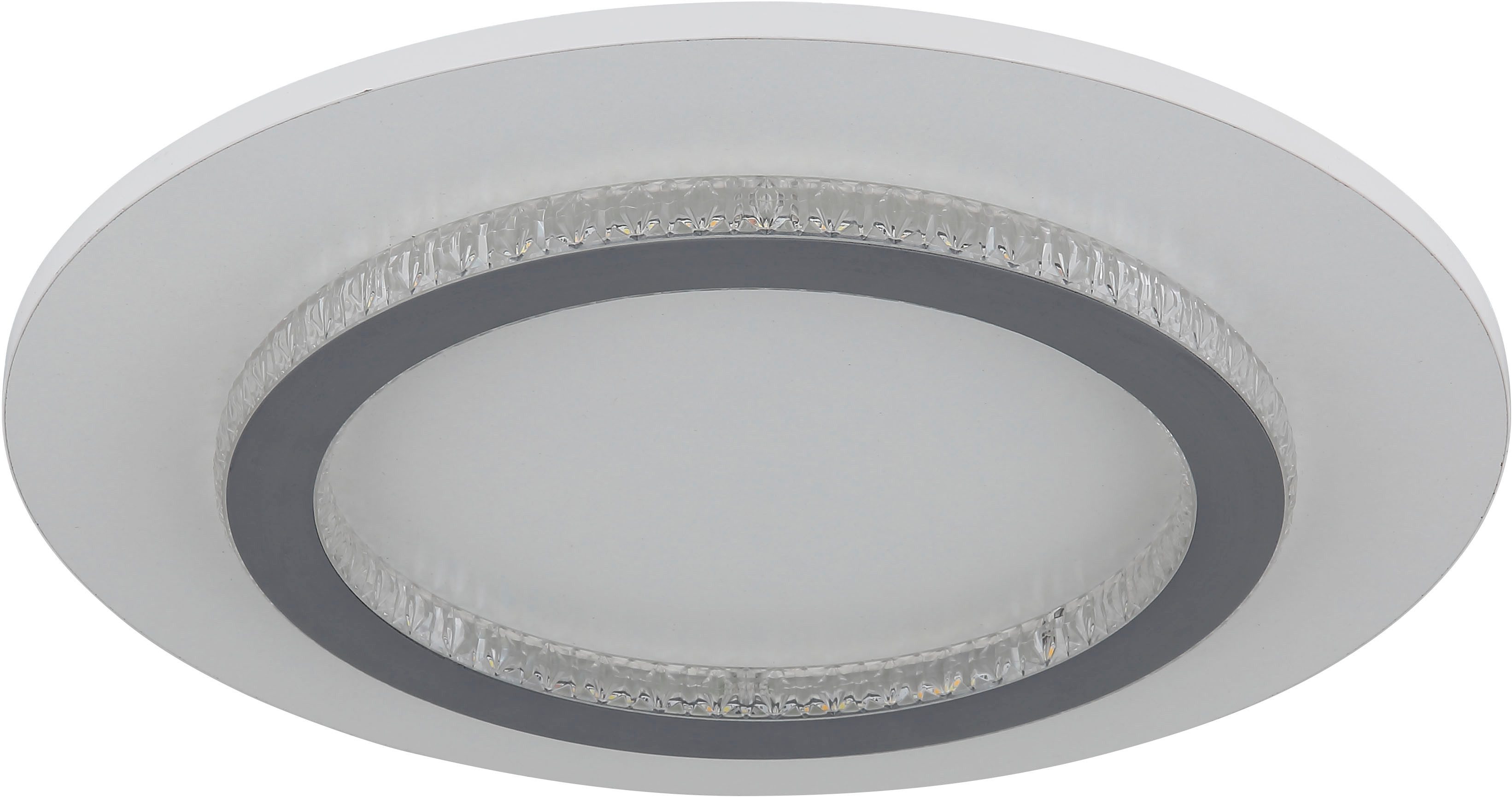 GLOBO LIGHTING Deckenleuchte JAYDEN, Memoryfunktion, LED fest integriert, warmweiß - kaltweiß, Deckenlampe Wohnzimmer-Leuchte Schlafzimmer-Leuchte Flur Küche