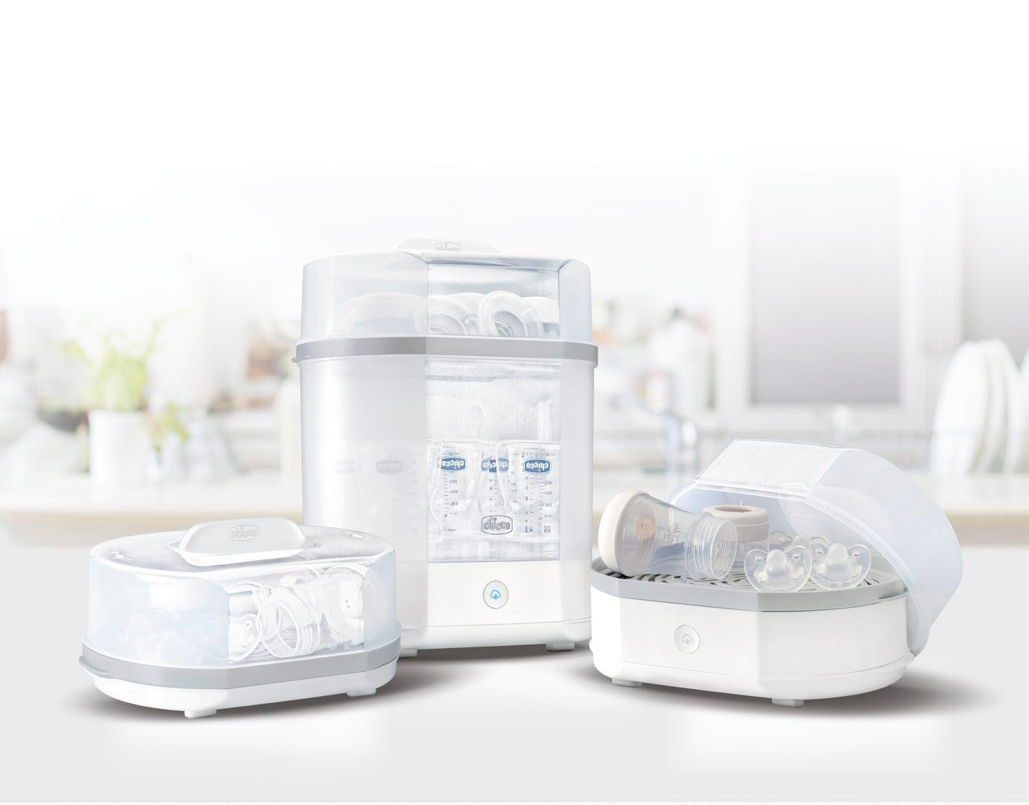 Chicco Dampfsterilisator Modularer Sterilisator 3in1