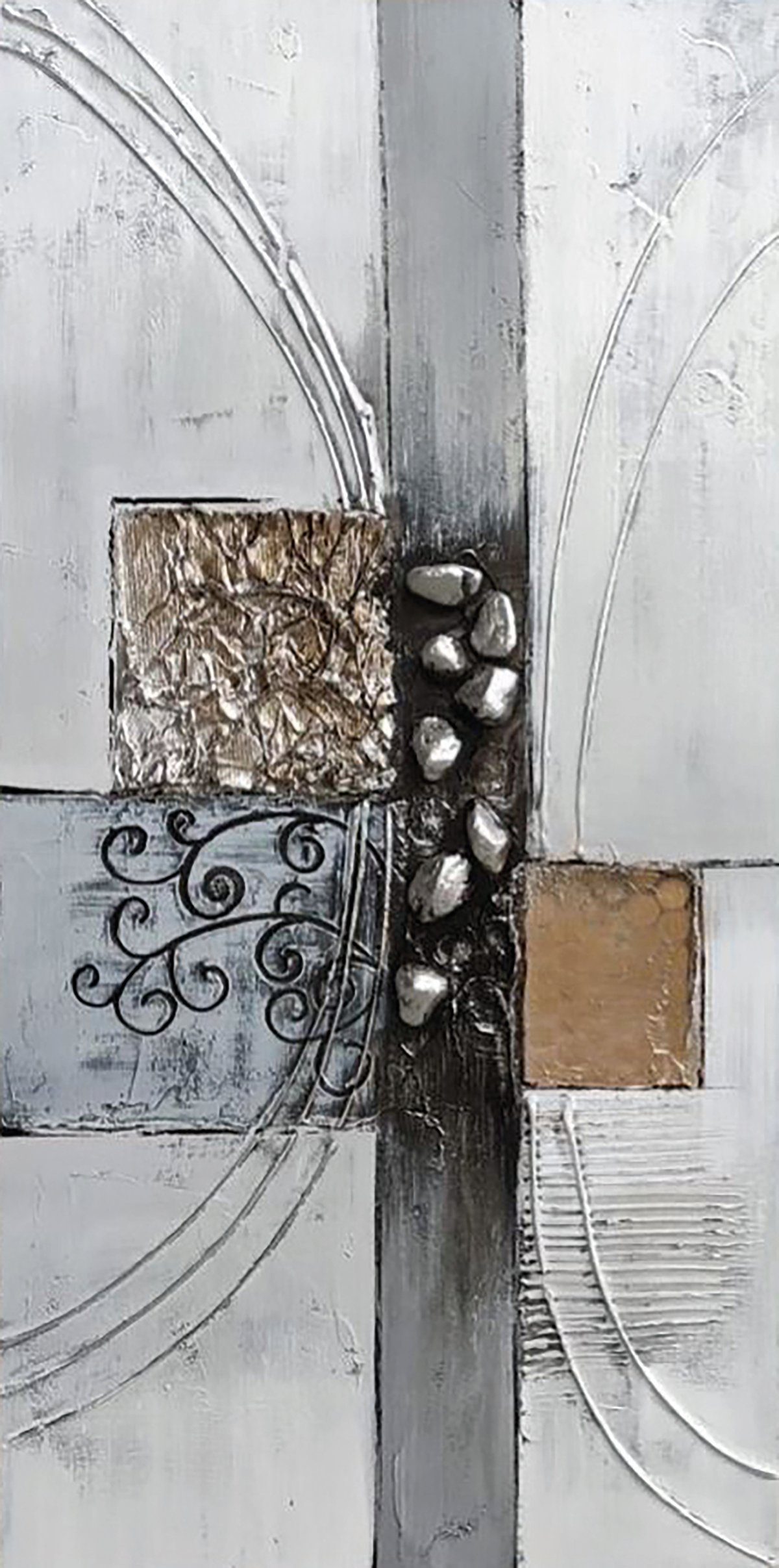 Bönninghoff Ölgemälde, Abstrakt (1 St), jedes Bild ein Unikat, BxH: 40x80 c günstig online kaufen