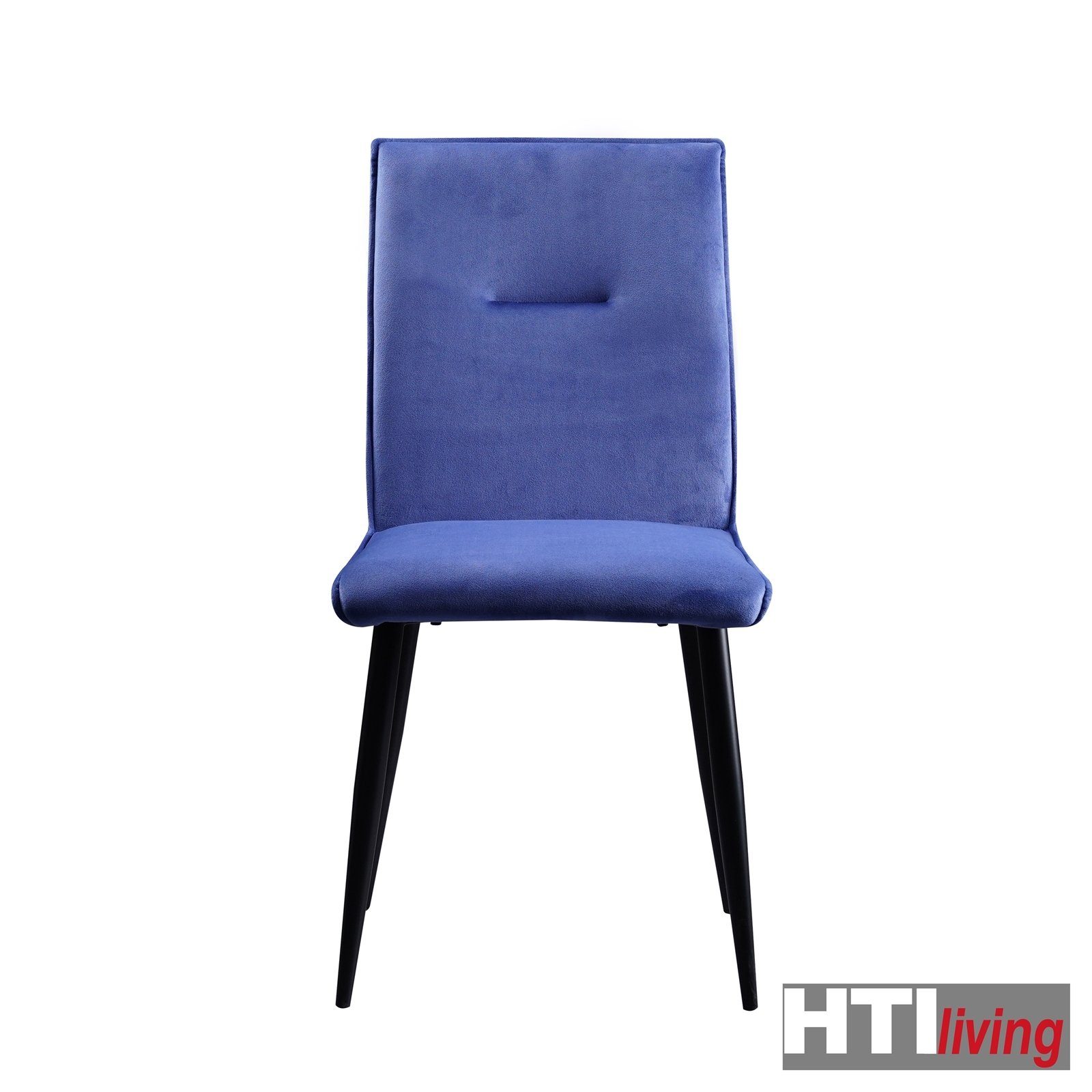 HTI-Living Esszimmerstuhl Stuhl Salinas Samt Velvet Esszimmerstuhl Blau 2 (Set, St), 2er-Set