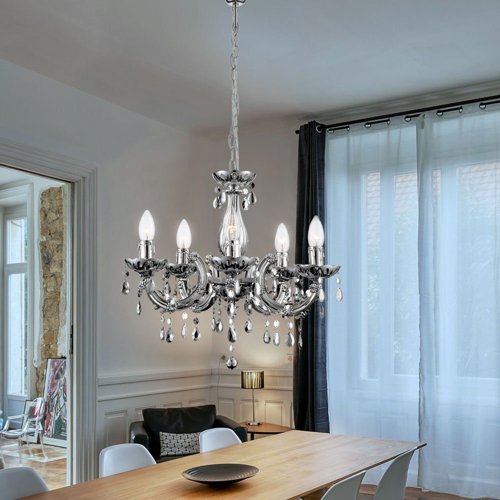 GLOBO LIGHTING Kronleuchter, Leuchtmittel nicht inklusive, Luster Kronleuchter Schlaf Zimmer Beleuchtung Decken Leuchte Hänge