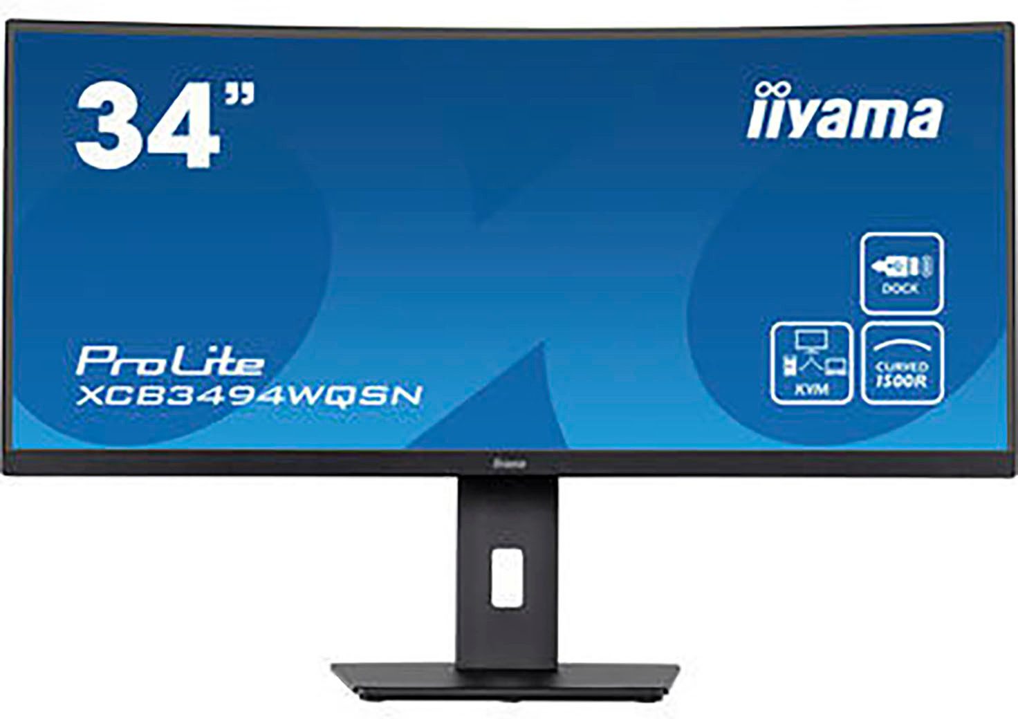 Iiyama XCB3494WQSN-B5 LED-Monitor (86 cm/34 ", 3440 x 1440 px, UWQHD, 0,4 ms Reaktionszeit, 120 Hz, VA LED)