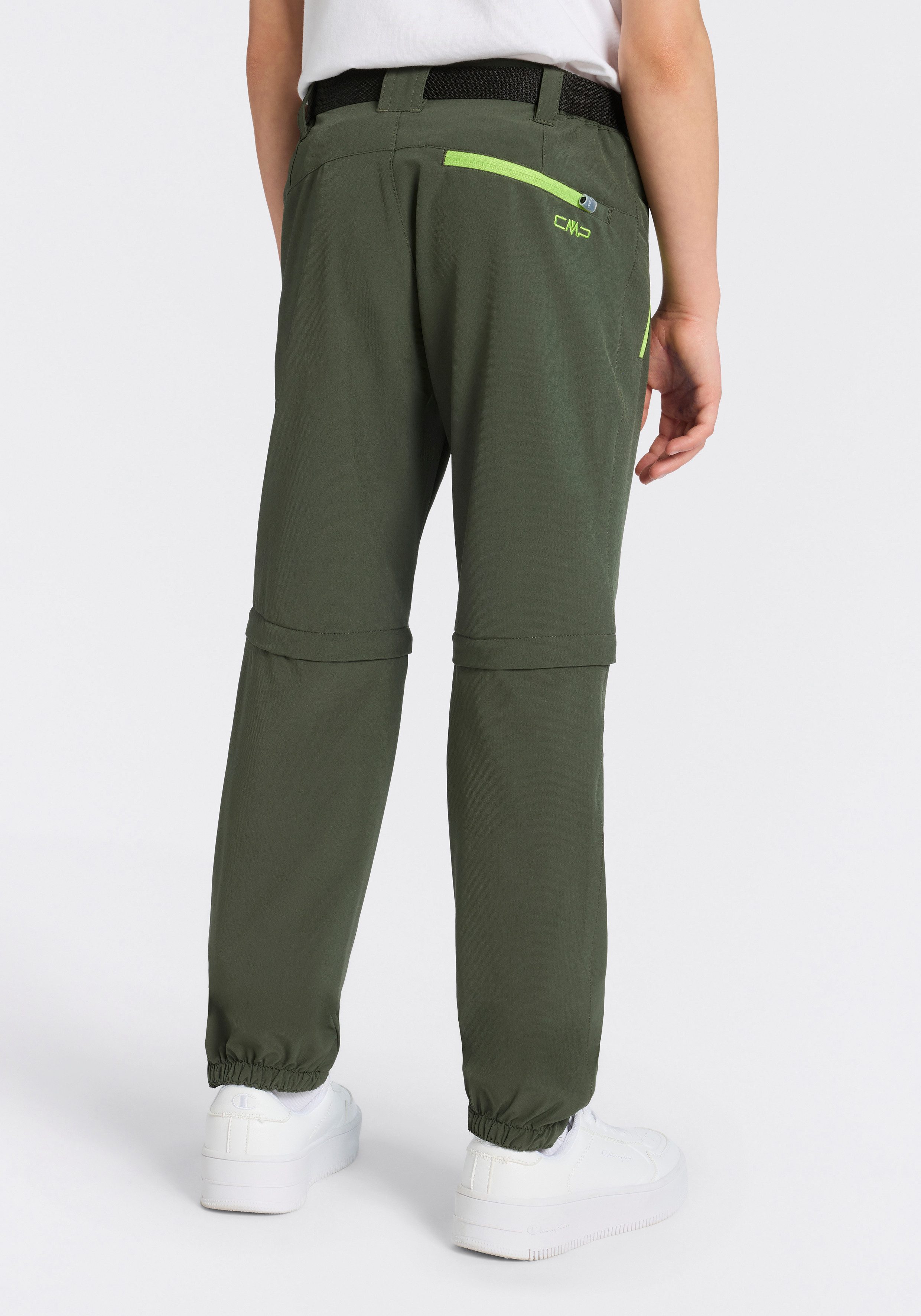 CMP Zip-off-Hose KID ZIP-OFF-PANT (Set, mit Gürtel) Elastisch & Atmungsaktiv & Schnell trocknend & für Kinder