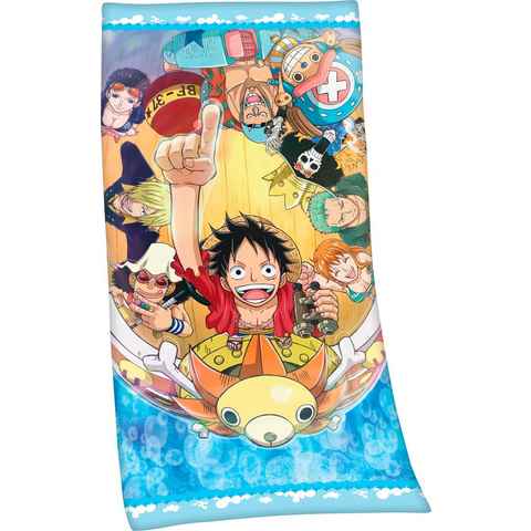 OnePiece Badetuch One Piece, Velours (1-St), hochfarbig bedruckt
