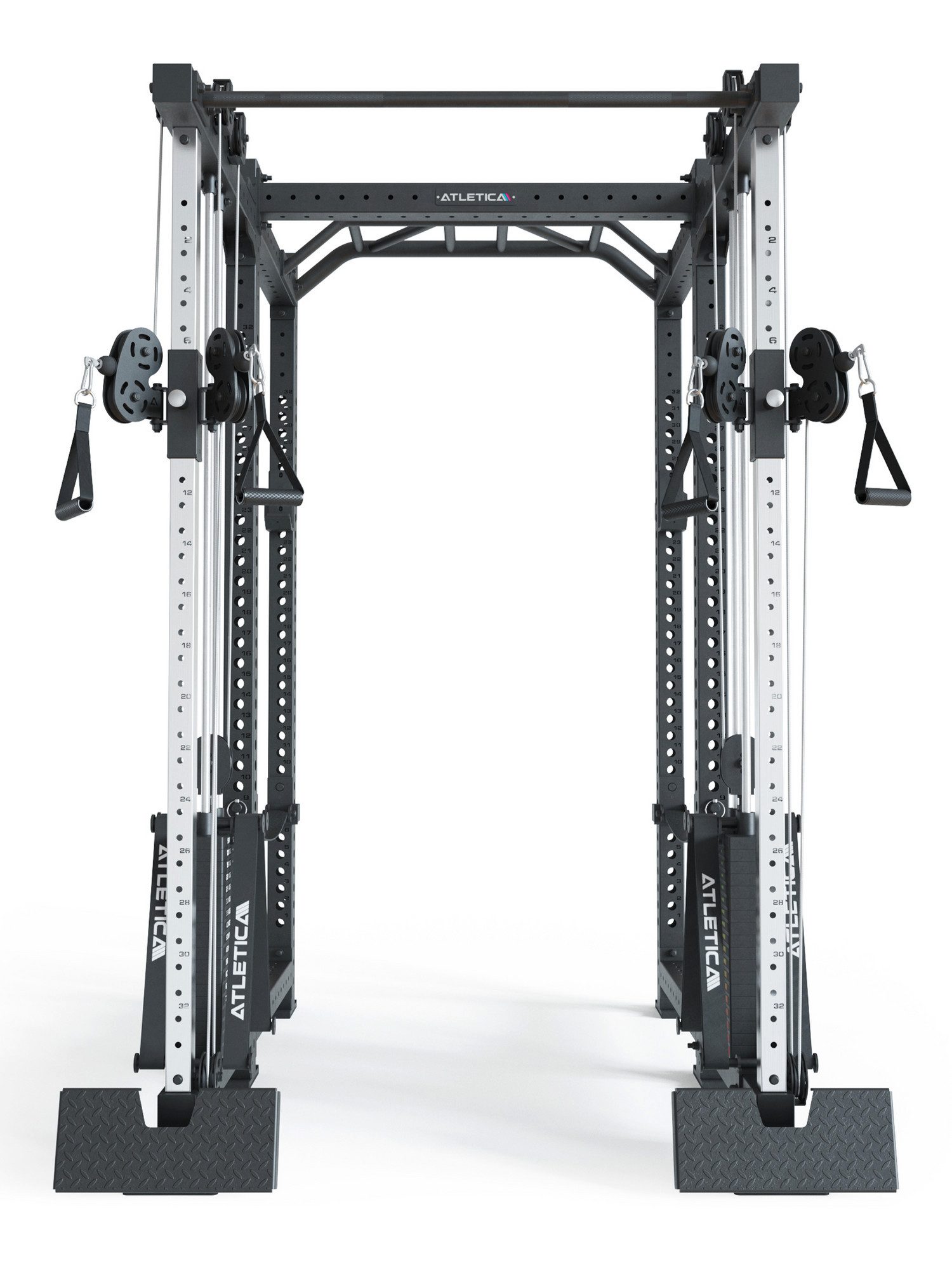 ATLETICA Power Rack R8-Duality PRO Medium, Full Rack 78 cm Käfigtiefe