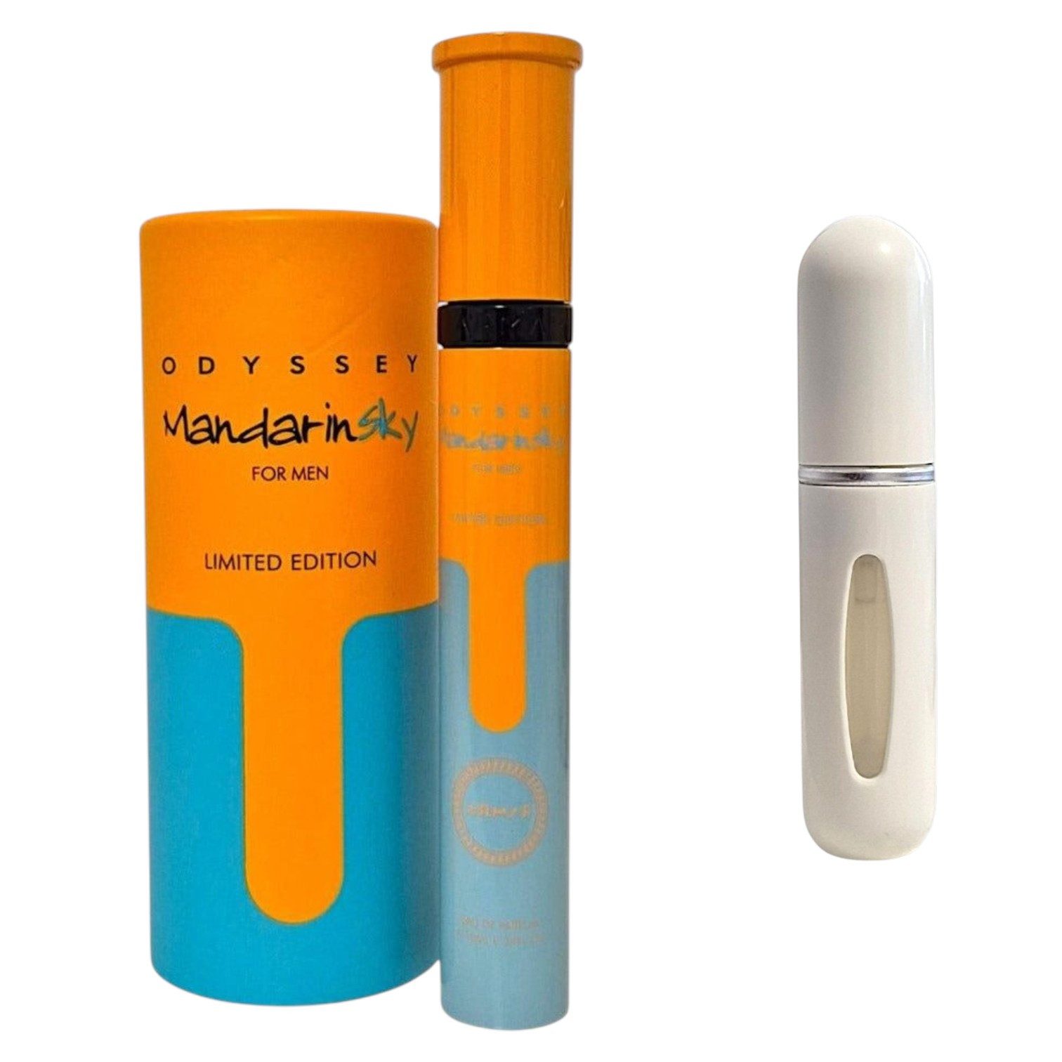 armaf Duft-Set Odyssey Mandarin Sky Limited Edition EDP 10 ml + Parfümzerstäuber