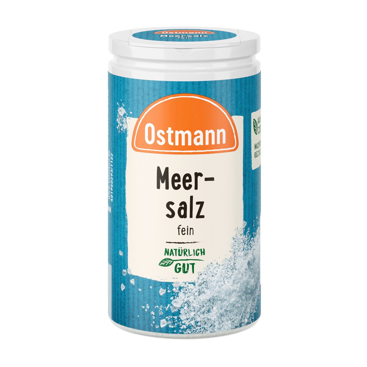 Ostmann Gewürz, Ostmann feines Meersalz natürlich und ohne Zusatzstoffe Packung 90g