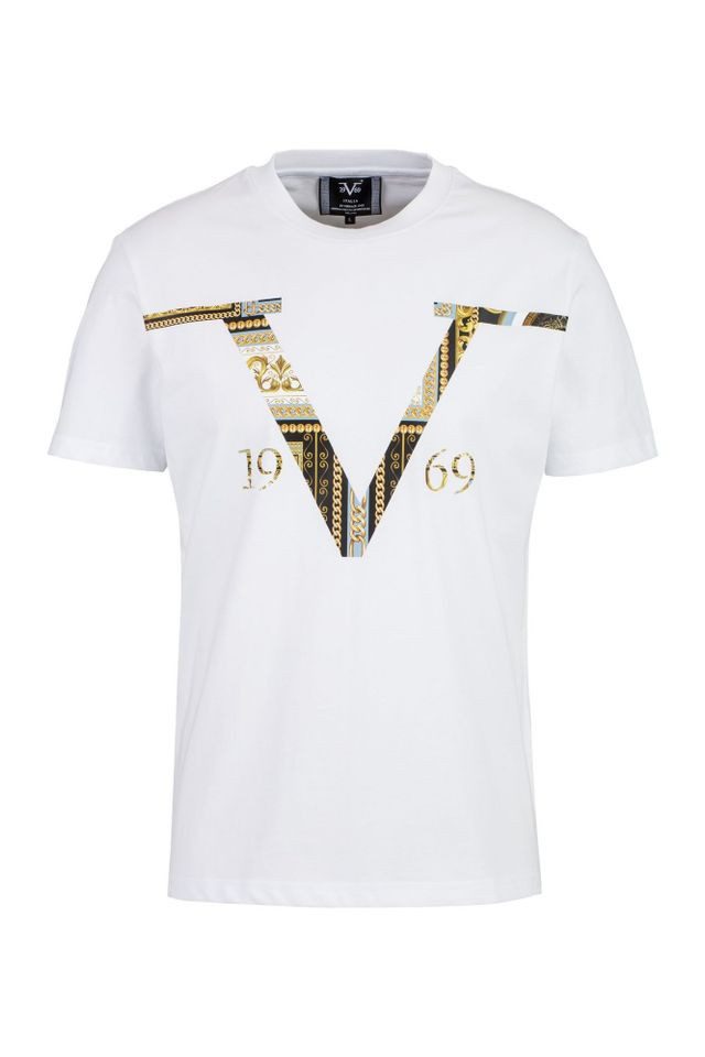 19V69 ITALIA T-Shirt - Baroque R-Neck T-Shirt günstig online kaufen